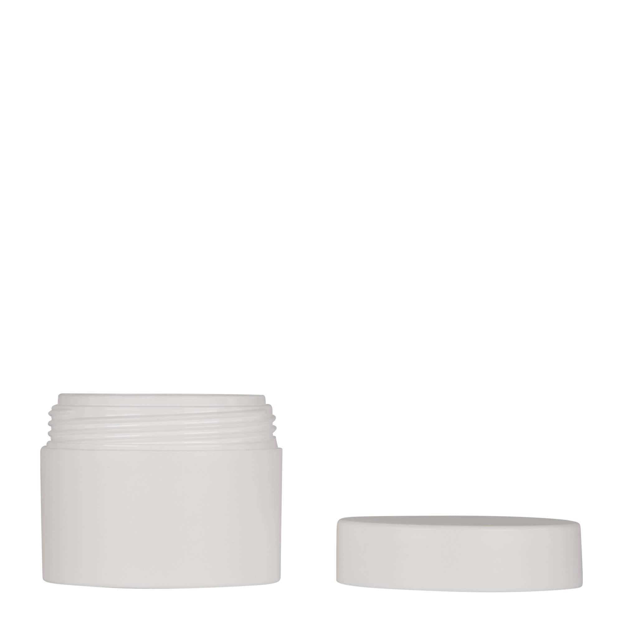 50 ml πλαστικό δοχείο 'Antonella', PP, λευκό, στόμιο: βιδωτό καπάκι
