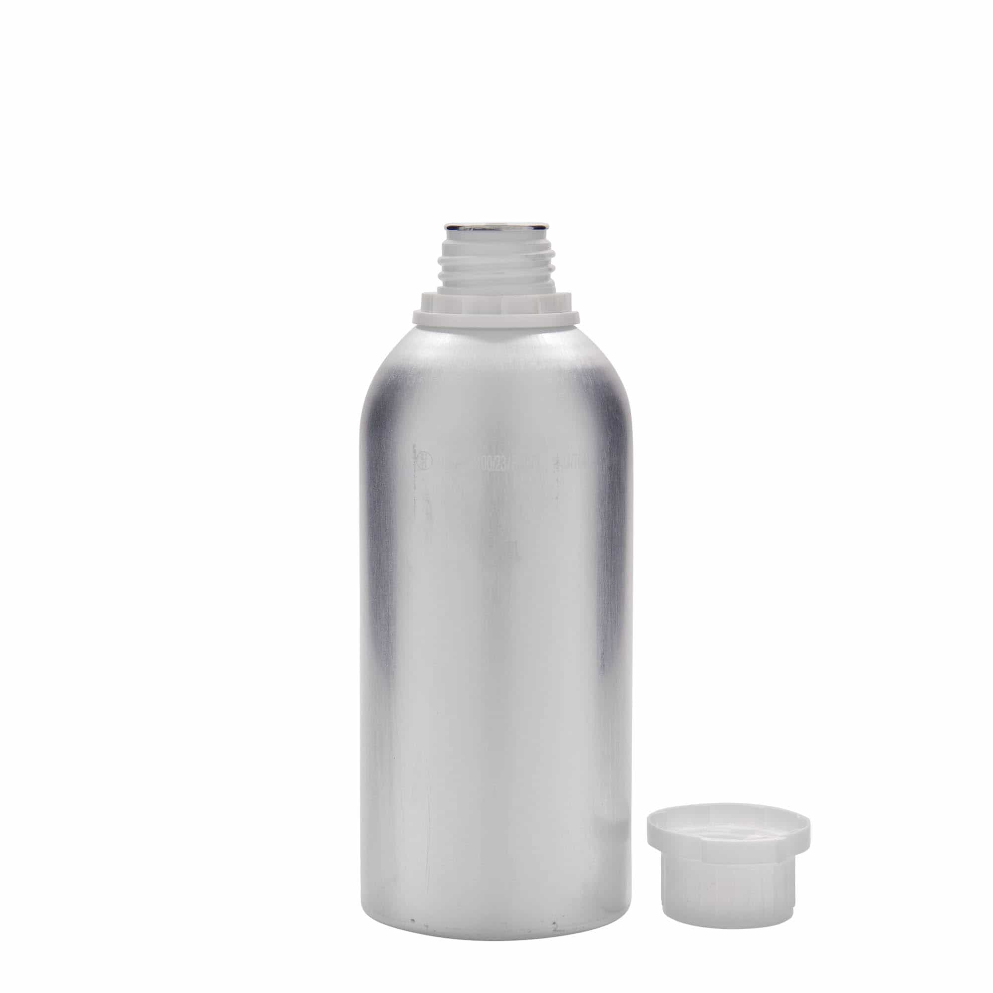 Μπουκάλι αλουμινίου 625 ml, μεταλλικό, ασημί, στόμιο: DIN 32