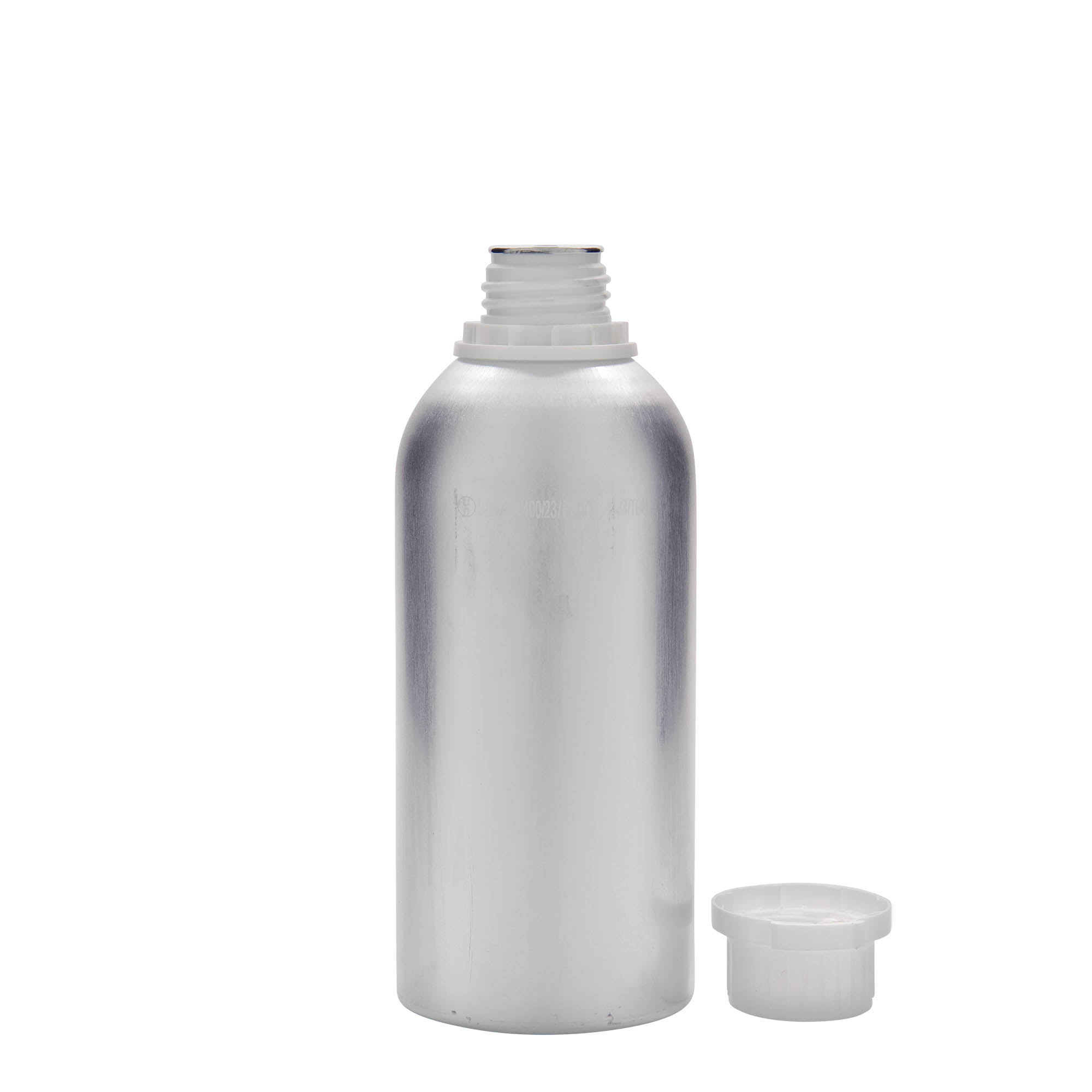 Μπουκάλι αλουμινίου 625 ml, μεταλλικό, ασημί, στόμιο: DIN 32