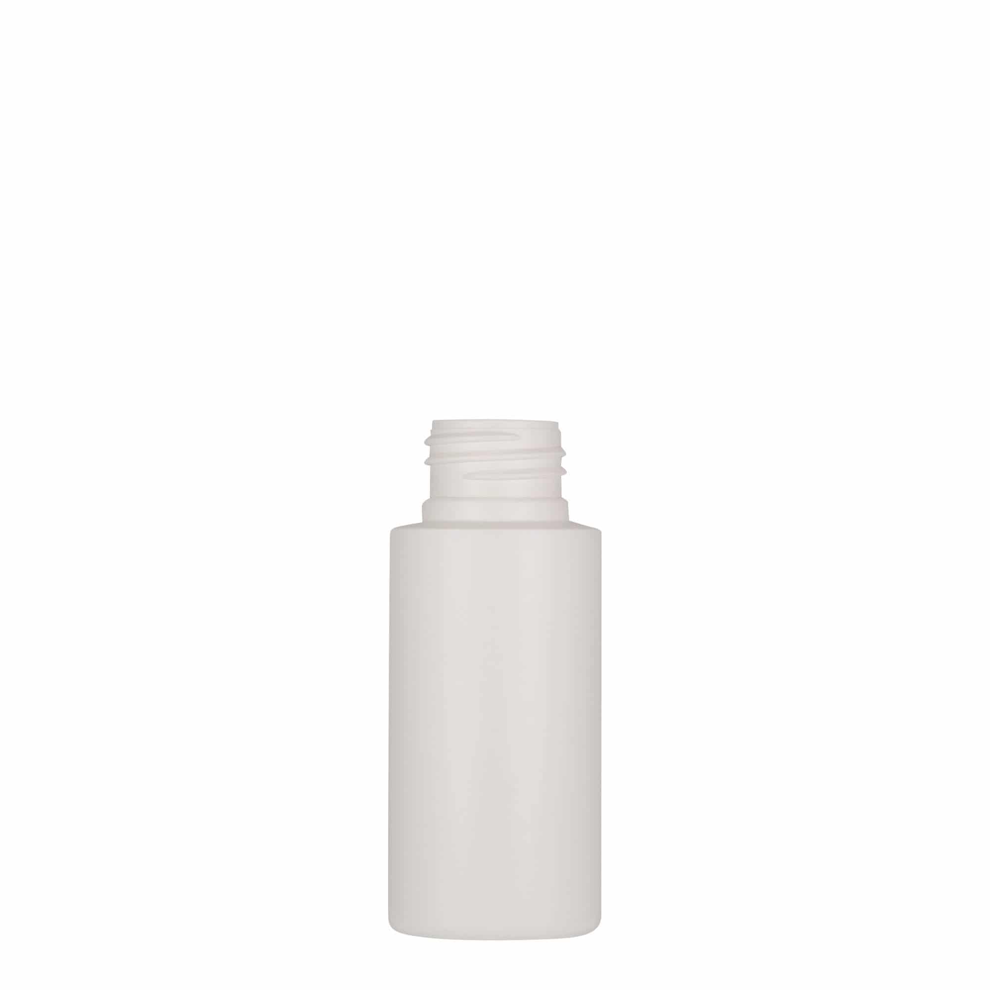 Πλαστικό μπουκάλι 'Pipe' 50 ml, HDPE, λευκό, στόμιο: GPI 24/410 Πλαστικό μπουκάλι 'Pipe' 50 ml, HDPE, λευκό, στόμιο: GPI 24/410