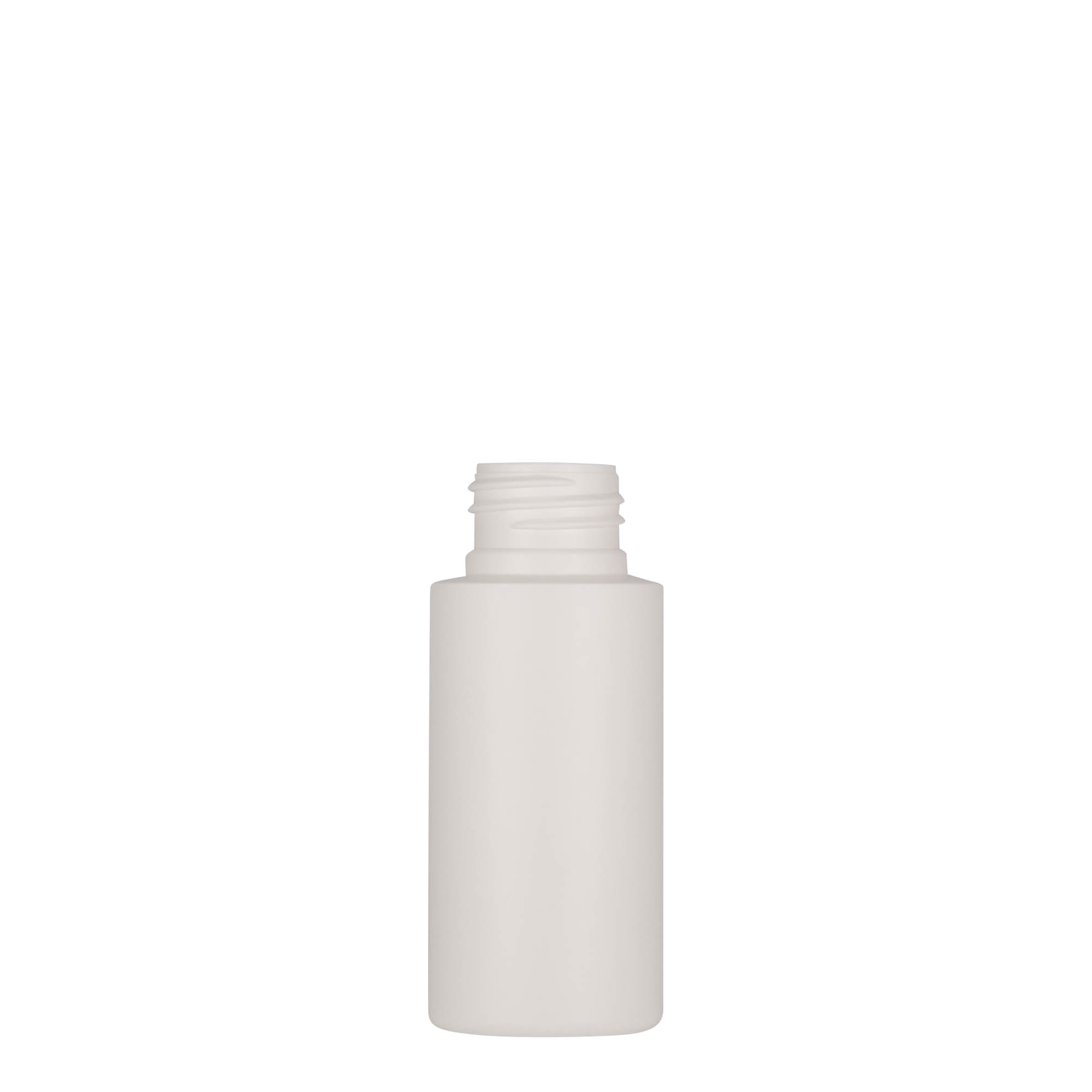 Πλαστικό μπουκάλι 'Pipe' 50 ml, HDPE, λευκό, στόμιο: GPI 24/410