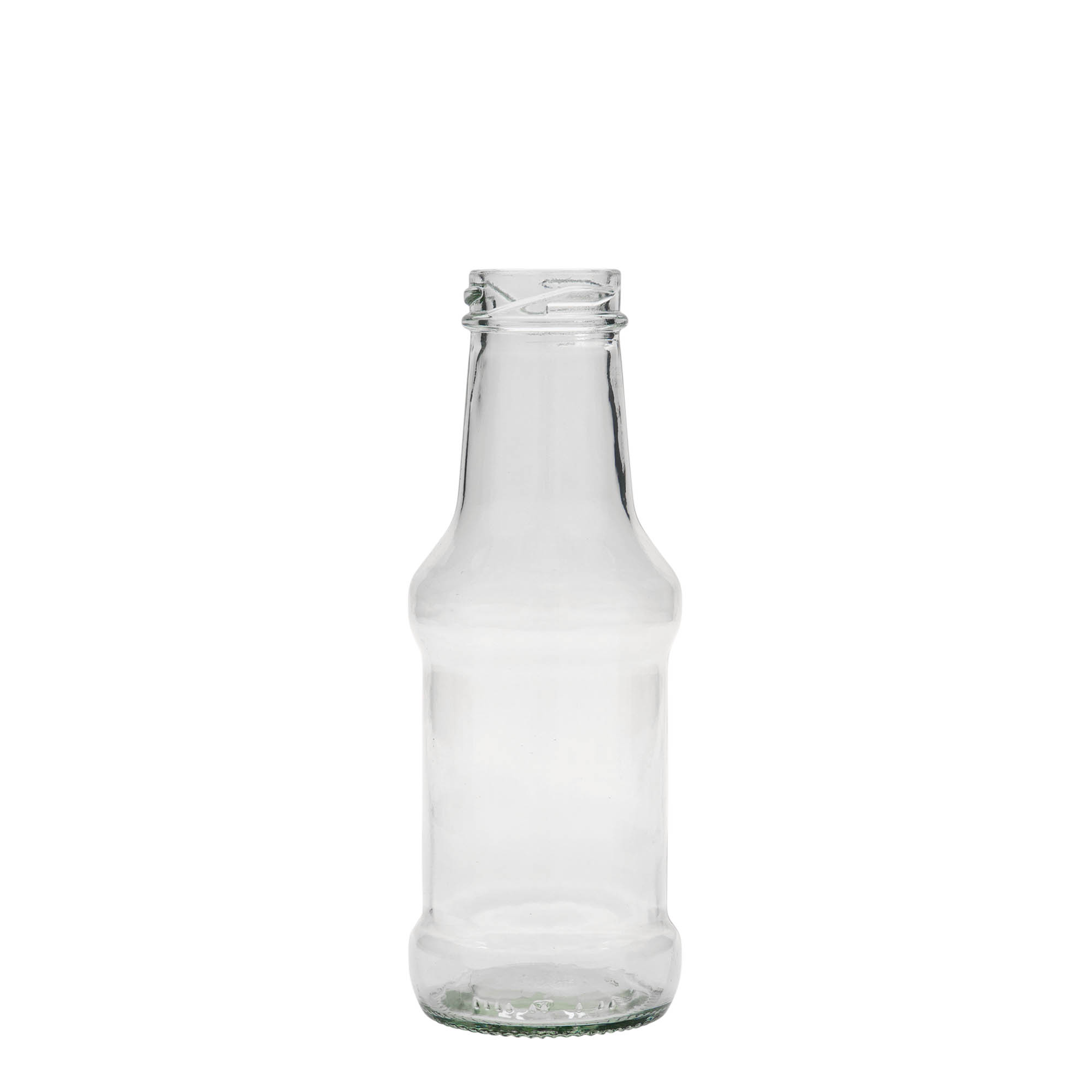 Μπουκάλι για σως 250 ml, γυάλινο, στόμιο: twist-off (TO 38) Μπουκάλι για σως 250 ml, γυάλινο, στόμιο: twist-off (TO 38)