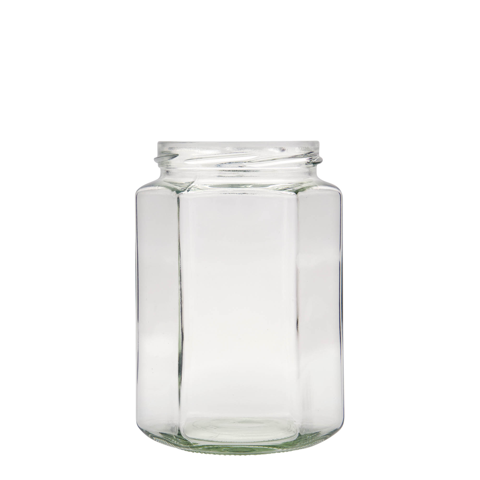 Εξάγωνο βάζο 770 ml, στόμιο: twist-off (TO 82) Εξάγωνο βάζο 770 ml, στόμιο: twist-off (TO 82)