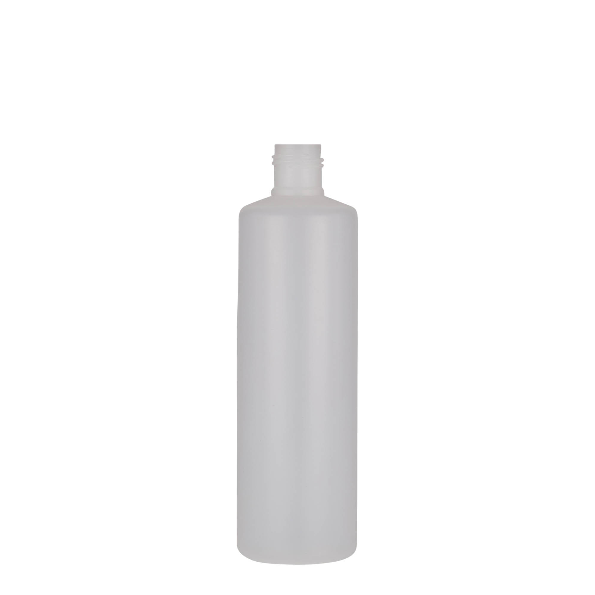 Στρογγυλό μπουκάλι 250 ml, πλαστικό PE, φυσικό χρώμα, στόμιο: βιδωτό πώμα