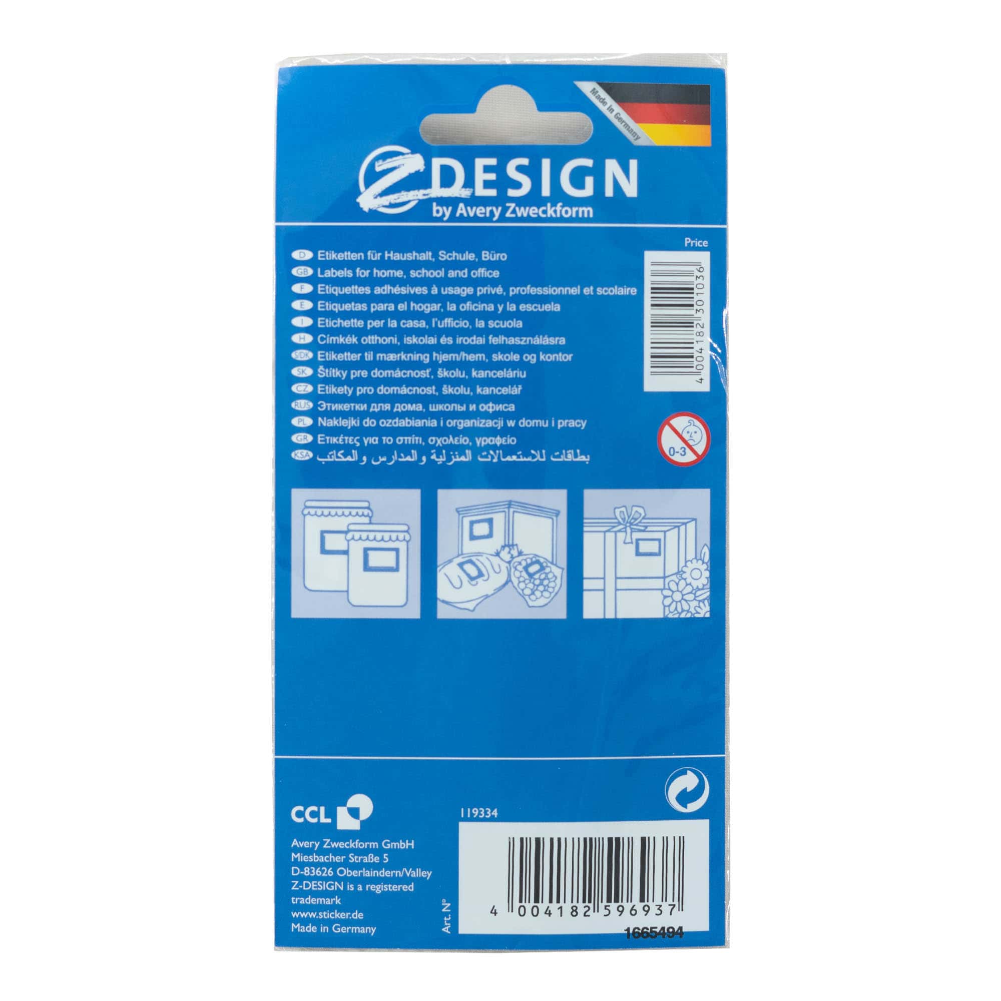 Ετικέτες Zweckform 'Πλαίσια με φρούτα', ορθογώνιες, χάρτινες, πολύχρωμες Ετικέτες Zweckform 'Πλαίσια με φρούτα', ορθογώνιες, χάρτινες, πολύχρωμες