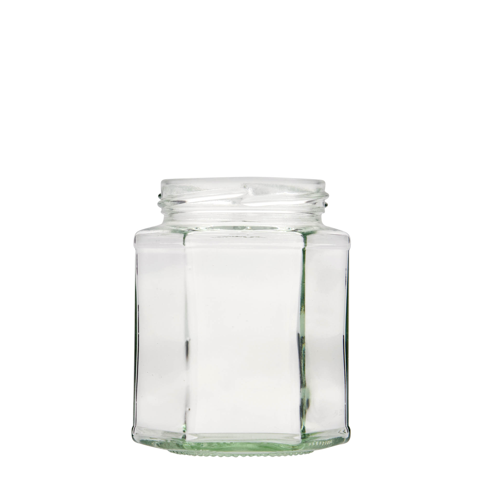 Εξάγωνο βάζο 324 ml, στόμιο: twist-off (TO 66) Εξάγωνο βάζο 324 ml, στόμιο: twist-off (TO 66)