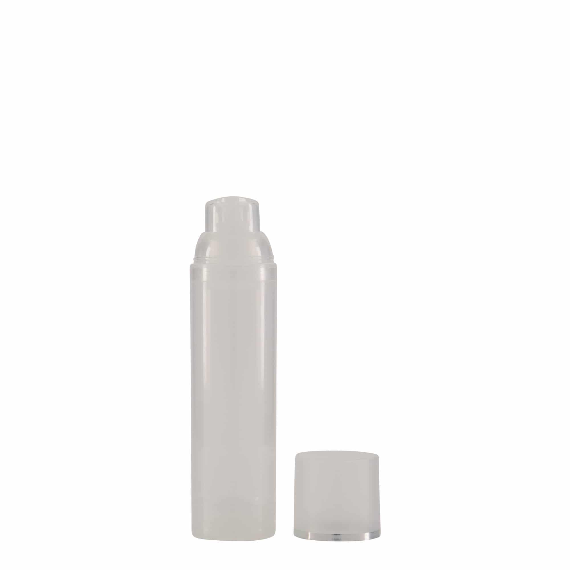 Airless Dispenser 'Mezzo' 75 ml, πλαστικό PP, φυσικό χρώμα