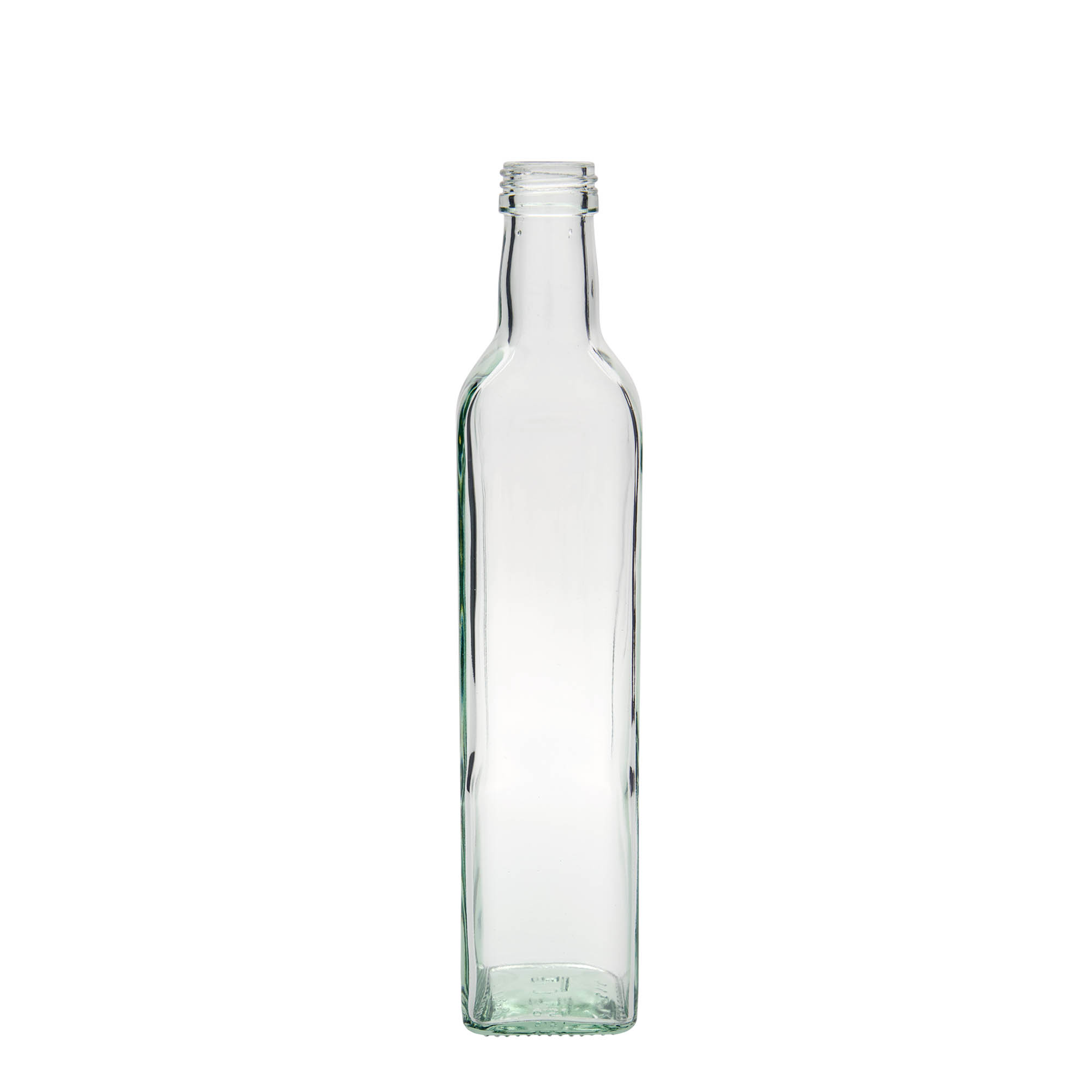 Γυάλινο μπουκάλι 'Marasca' 500 ml, τετράγωνο, στόμιο: PP 31,5