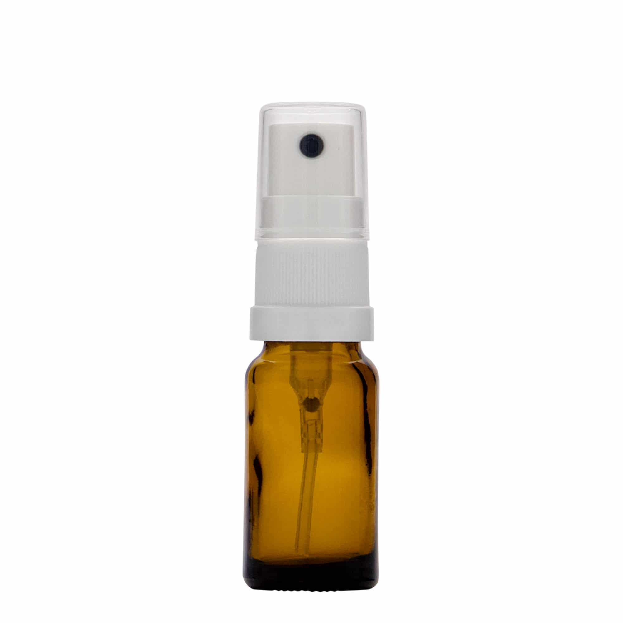 Μπουκάλι ψεκασμού φαρμάκου 10 ml, γυάλινο, καφέ, στόμιο: DIN 18 Μπουκάλι ψεκασμού φαρμάκου 10 ml, γυάλινο, καφέ, στόμιο: DIN 18