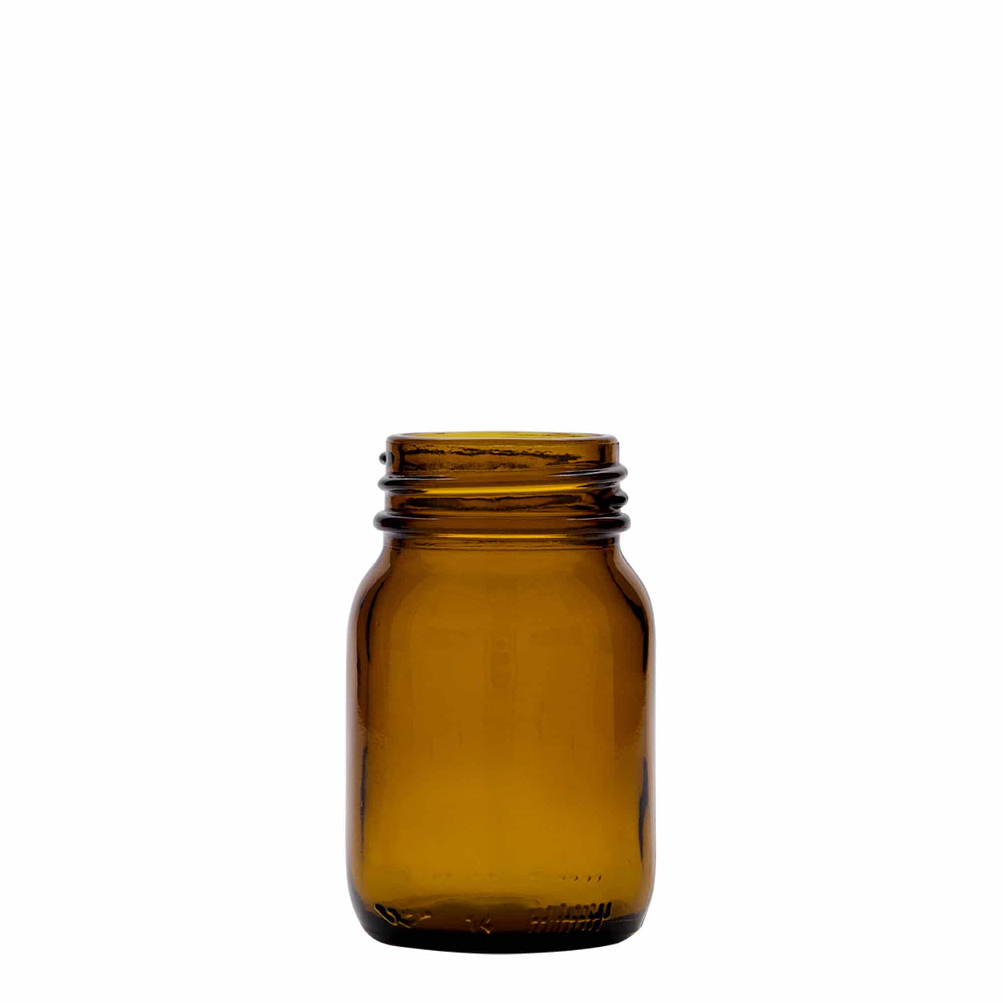 Βάζο με φαρδύ λαιμό 75 ml, καφέ, στόμιο: DIN 40 Βάζο με φαρδύ λαιμό 75 ml, καφέ, στόμιο: DIN 40
