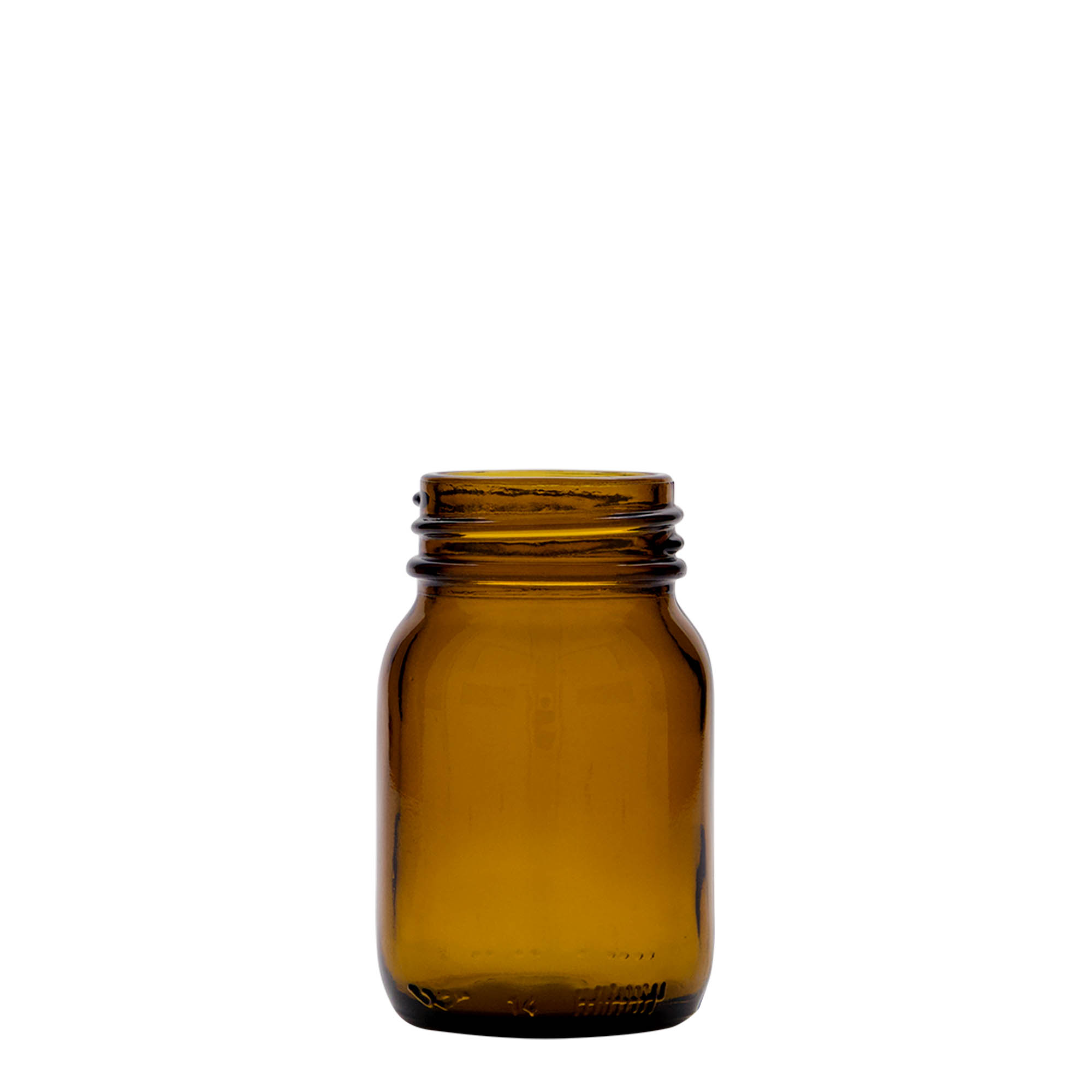 Βάζο με φαρδύ λαιμό 75 ml, καφέ, στόμιο: DIN 40