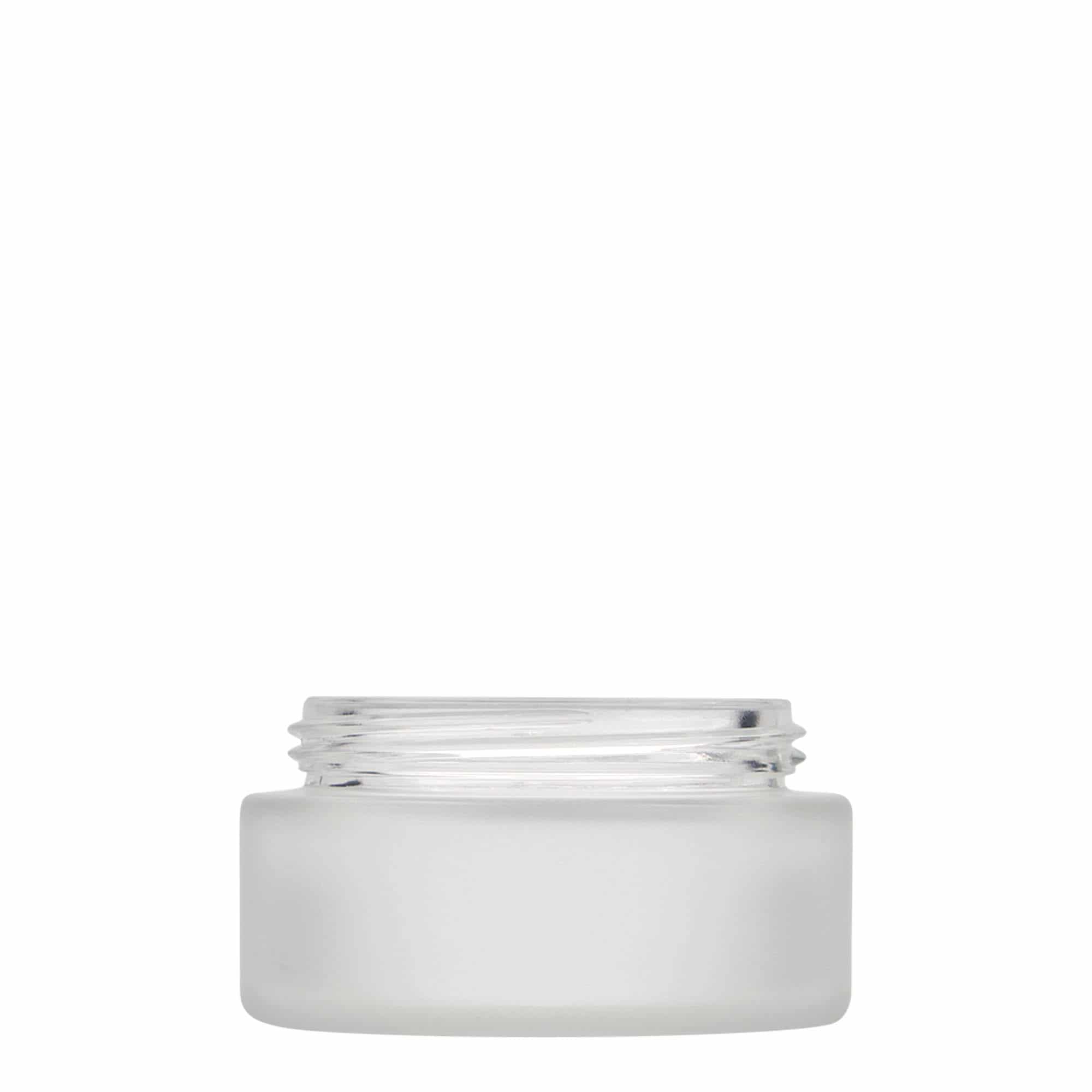 Βάζο για καλλυντικά 'Platin Edition' 100 ml, γυάλινο, εφέ του πάγου, στόμιο: βιδωτό πώμα Βάζο για καλλυντικά 'Platin Edition' 100 ml, γυάλινο, εφέ του πάγου, στόμιο: βιδωτό πώμα