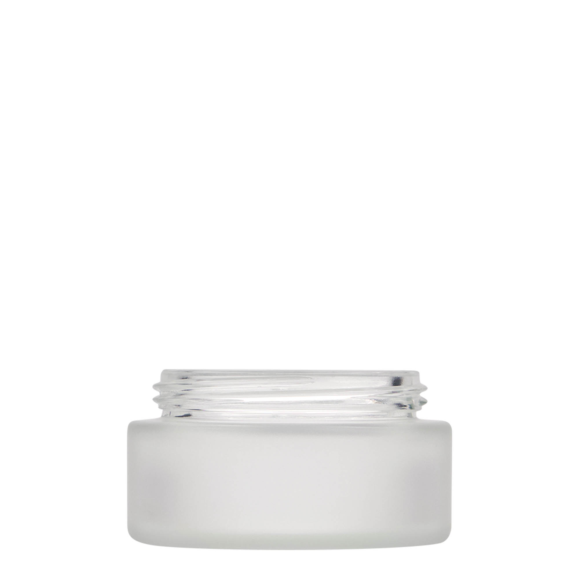 Βάζο για καλλυντικά 'Platin Edition' 100 ml, γυάλινο, εφέ του πάγου, στόμιο: βιδωτό πώμα