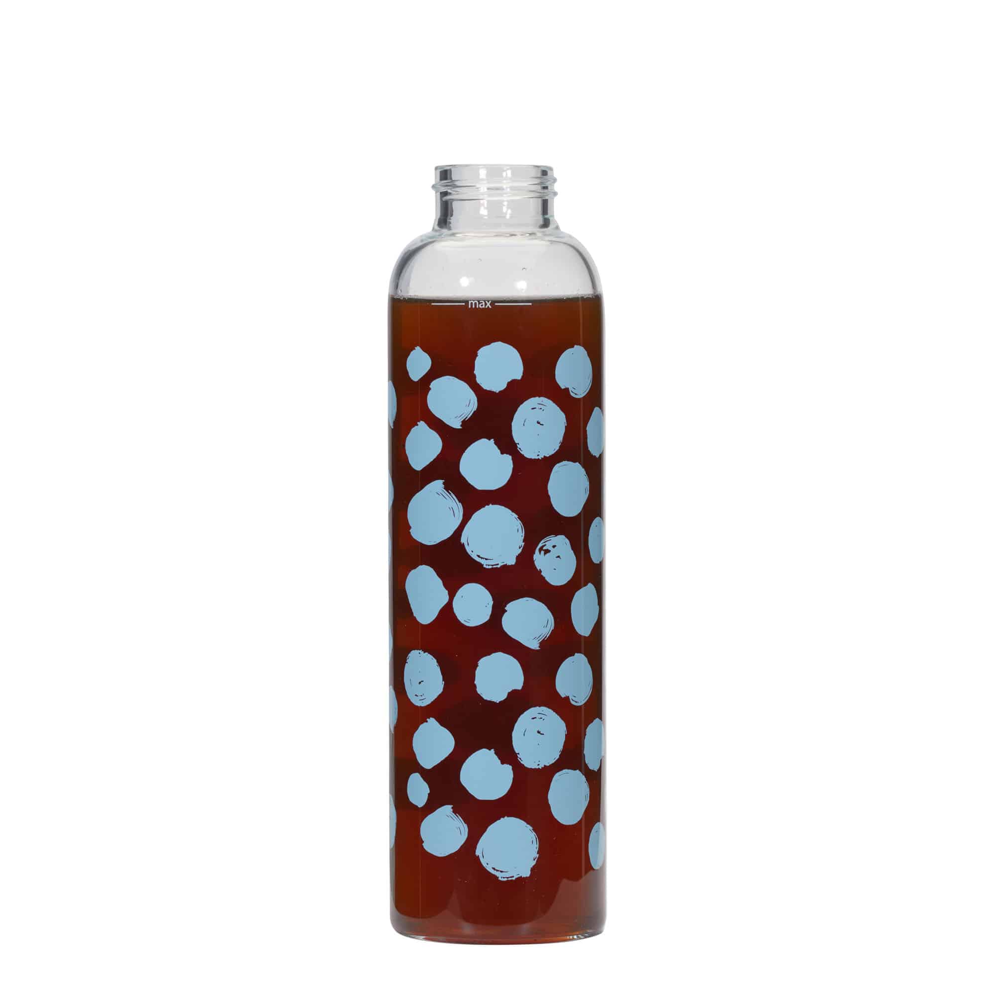 Παγούρι 'Περσέας' 500 ml, σχέδιο: μπλε κουκκίδες, στόμιο: βιδωτό πώμα