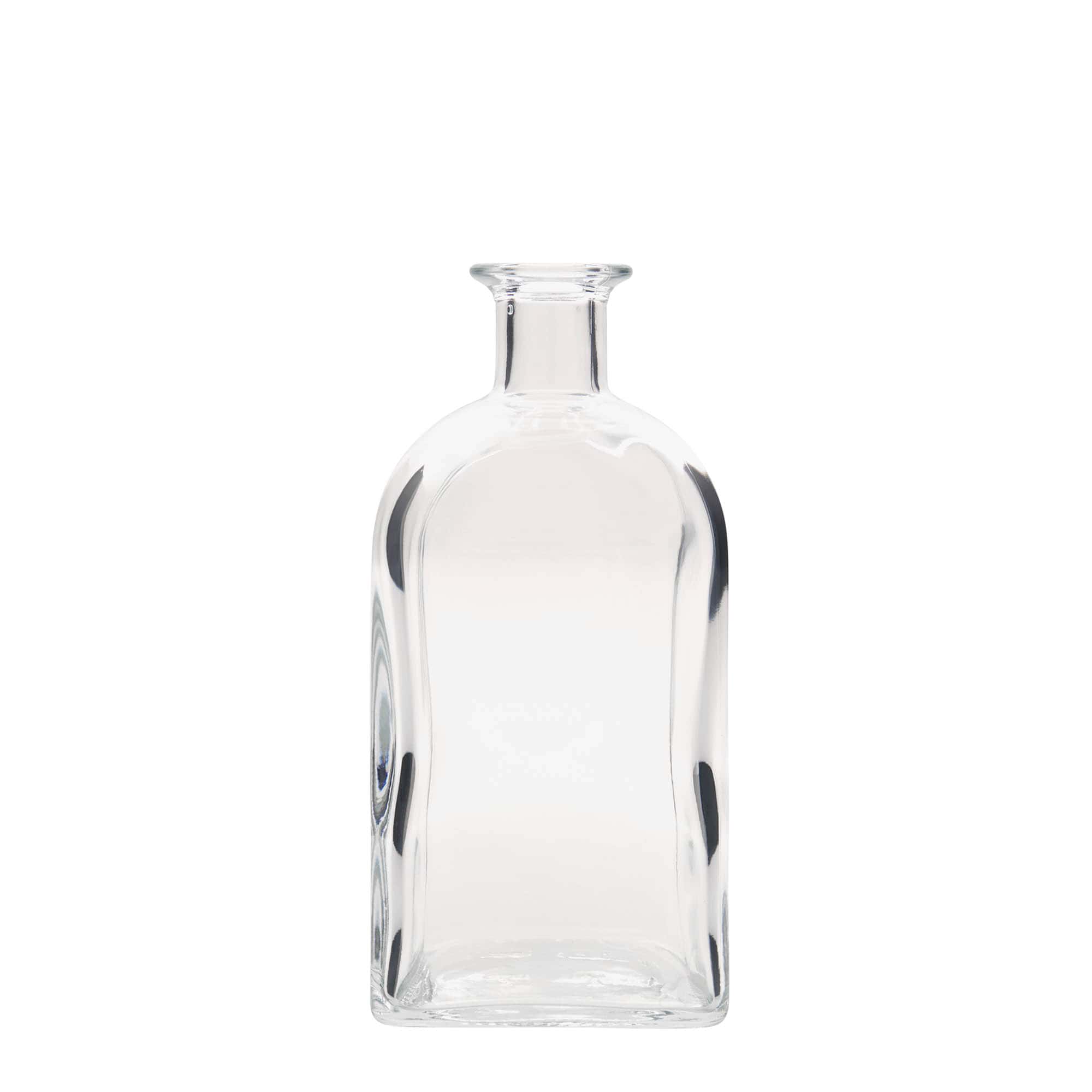 700 ml γυάλινο μπουκάλι Apotheker Carré, τετράγωνο, στόμιο: φελλός