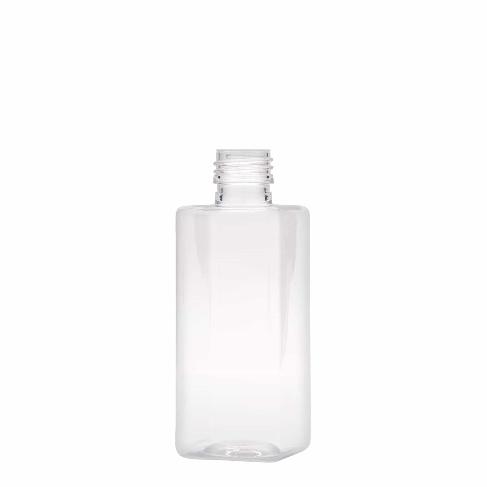 Μπουκάλι PET 'Karl' 250 ml, τετράγωνο, πλαστικό, στόμιο: PP 28