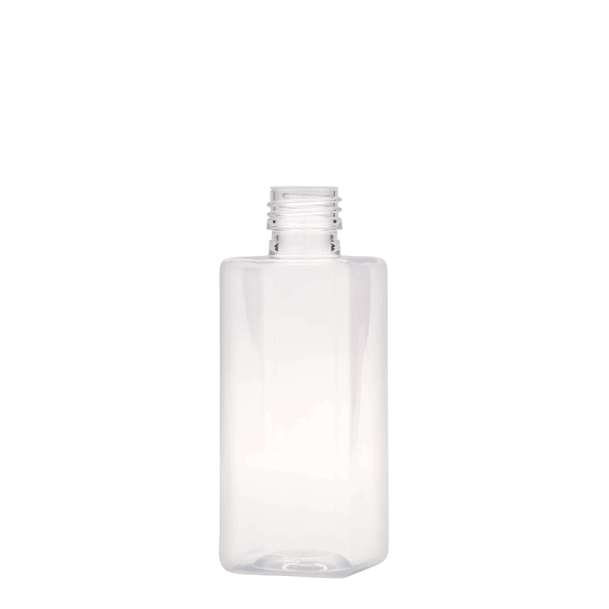 Μπουκάλι PET 'Karl' 250 ml, τετράγωνο, πλαστικό, στόμιο: PP 28