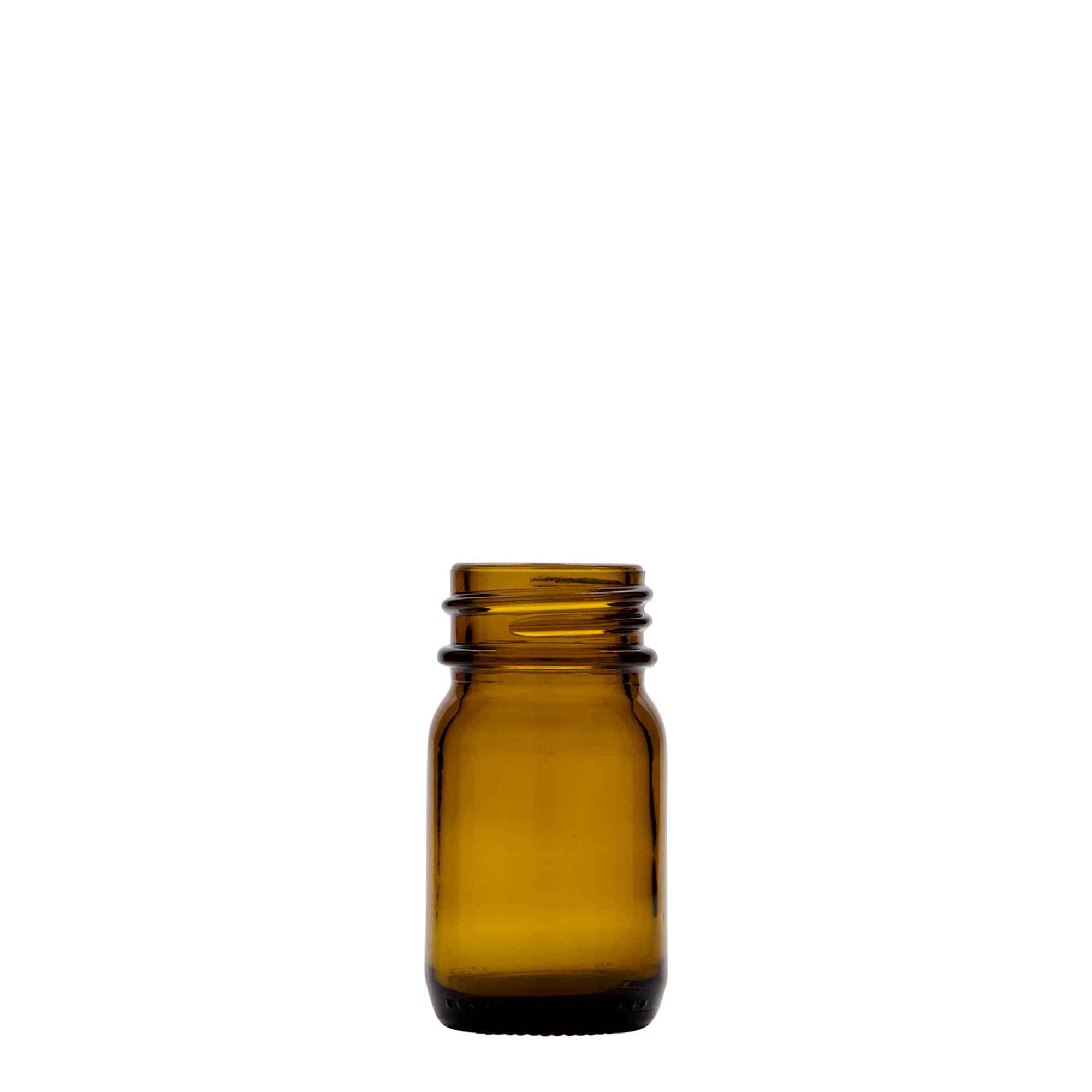 Βάζο με φαρδύ λαιμό 30 ml, καφέ, στόμιο: DIN 32 Βάζο με φαρδύ λαιμό 30 ml, καφέ, στόμιο: DIN 32