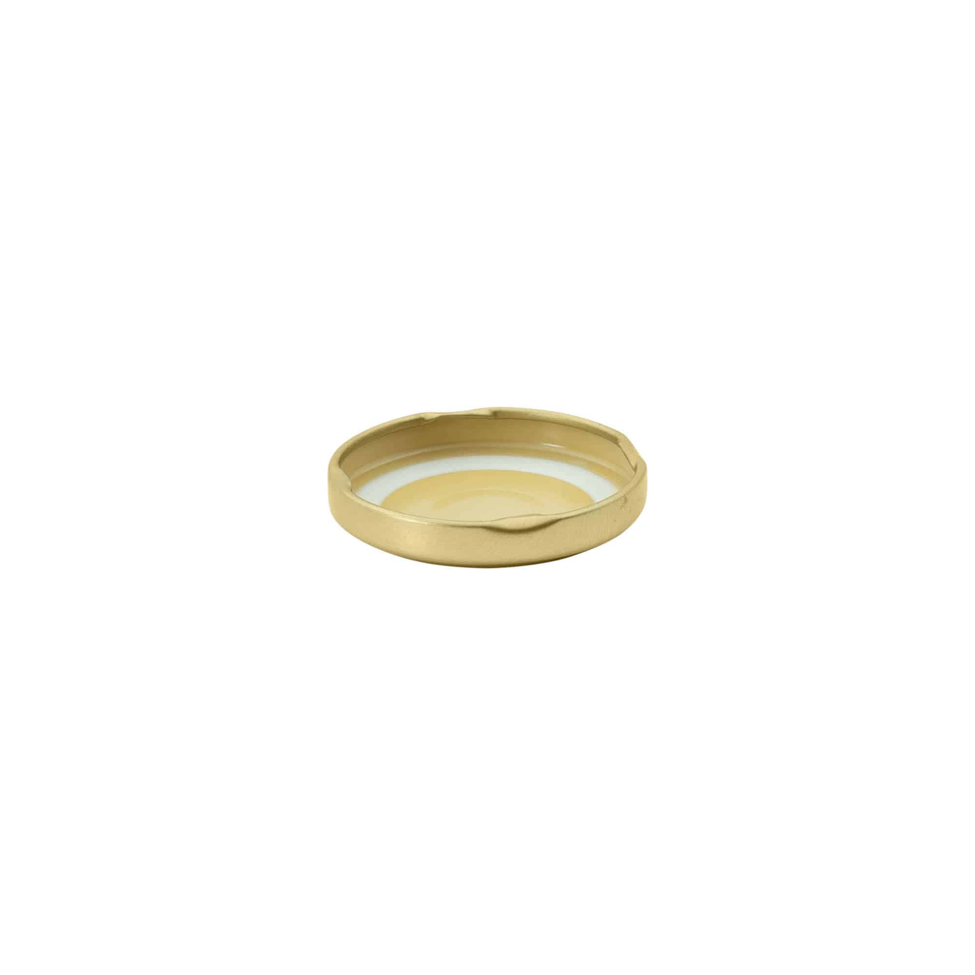 Καπάκι Twist-Off, λευκοσίδηρος, χρυσό, για άνοιγμα: TO 48
