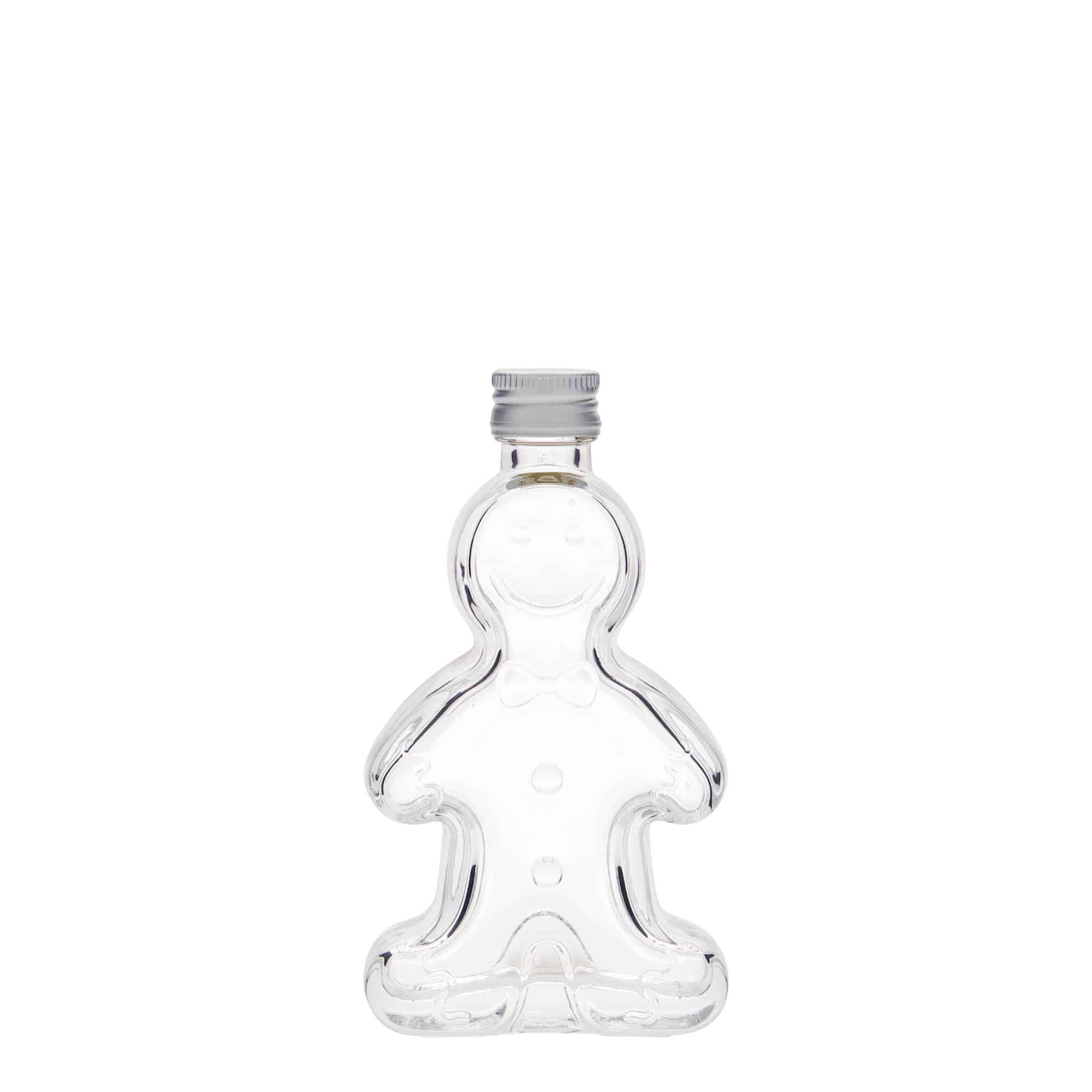 50 ml γυάλινο μπουκάλι 'Lebkuchenmann', στόμιο: PP 18