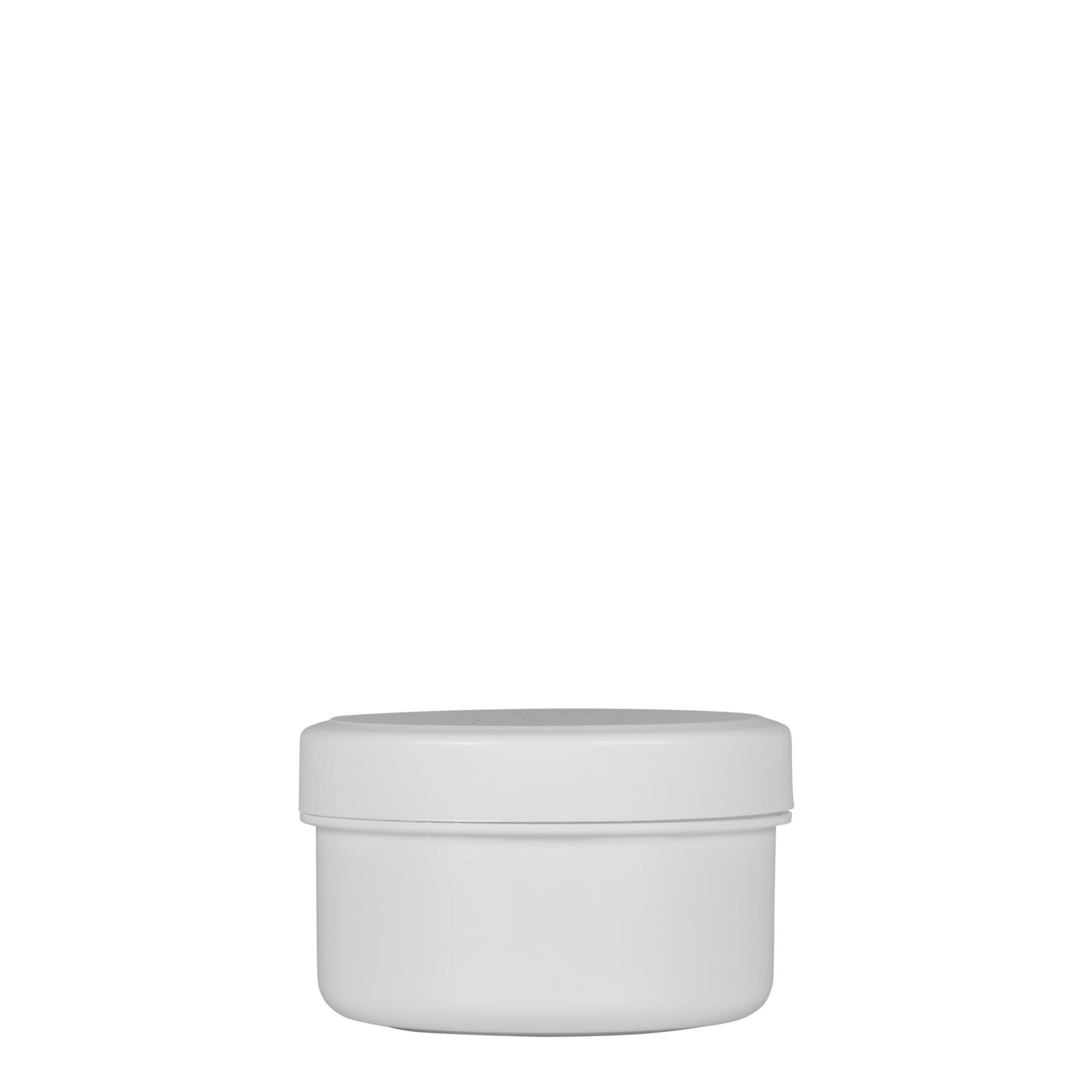 Πλαστικό βάζο 'White Line' 60 ml, PP, λευκό, στόμιο: βιδωτό πώμα