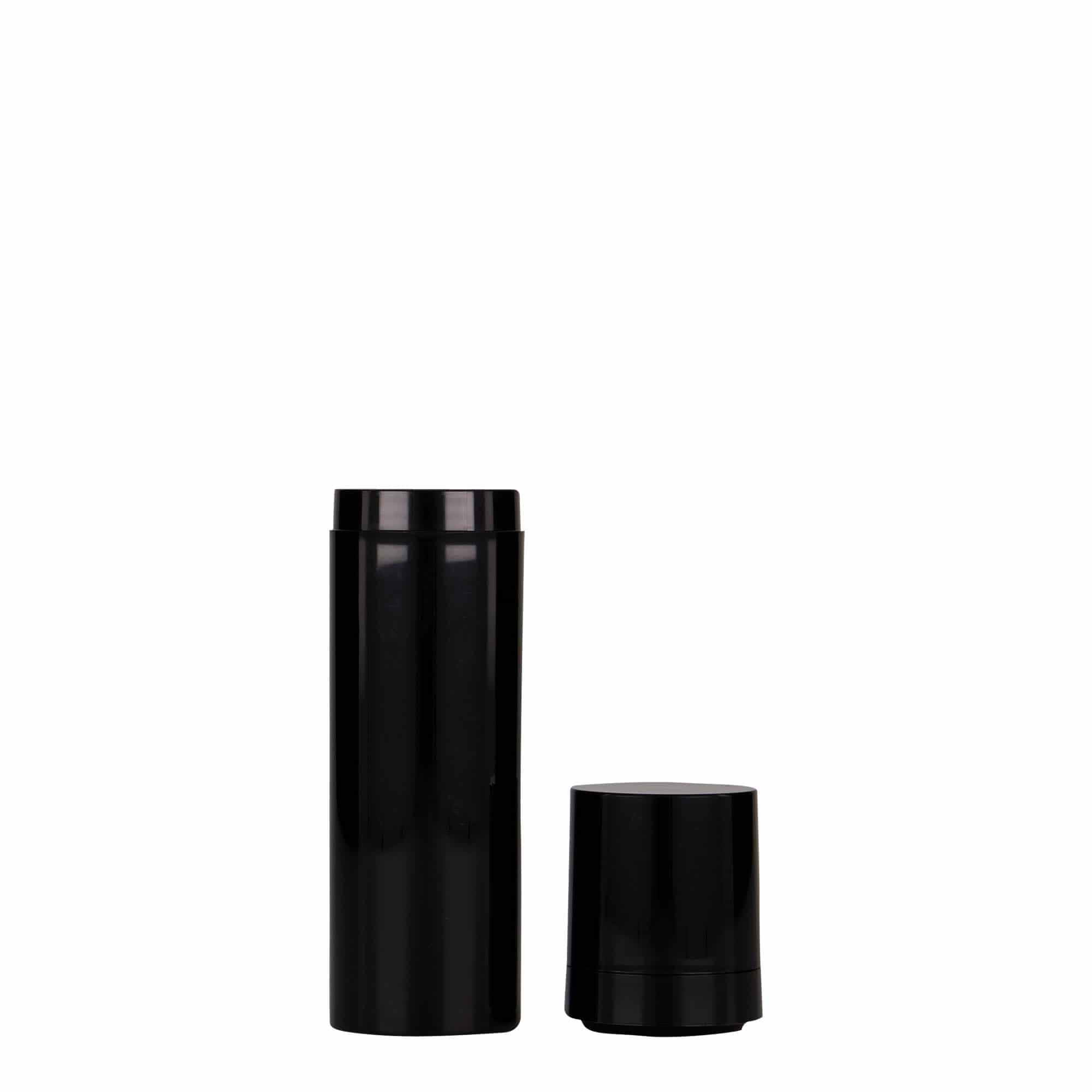 30 ml Airless Διανομέας 'Micro', πλαστικό PP, μαύρο