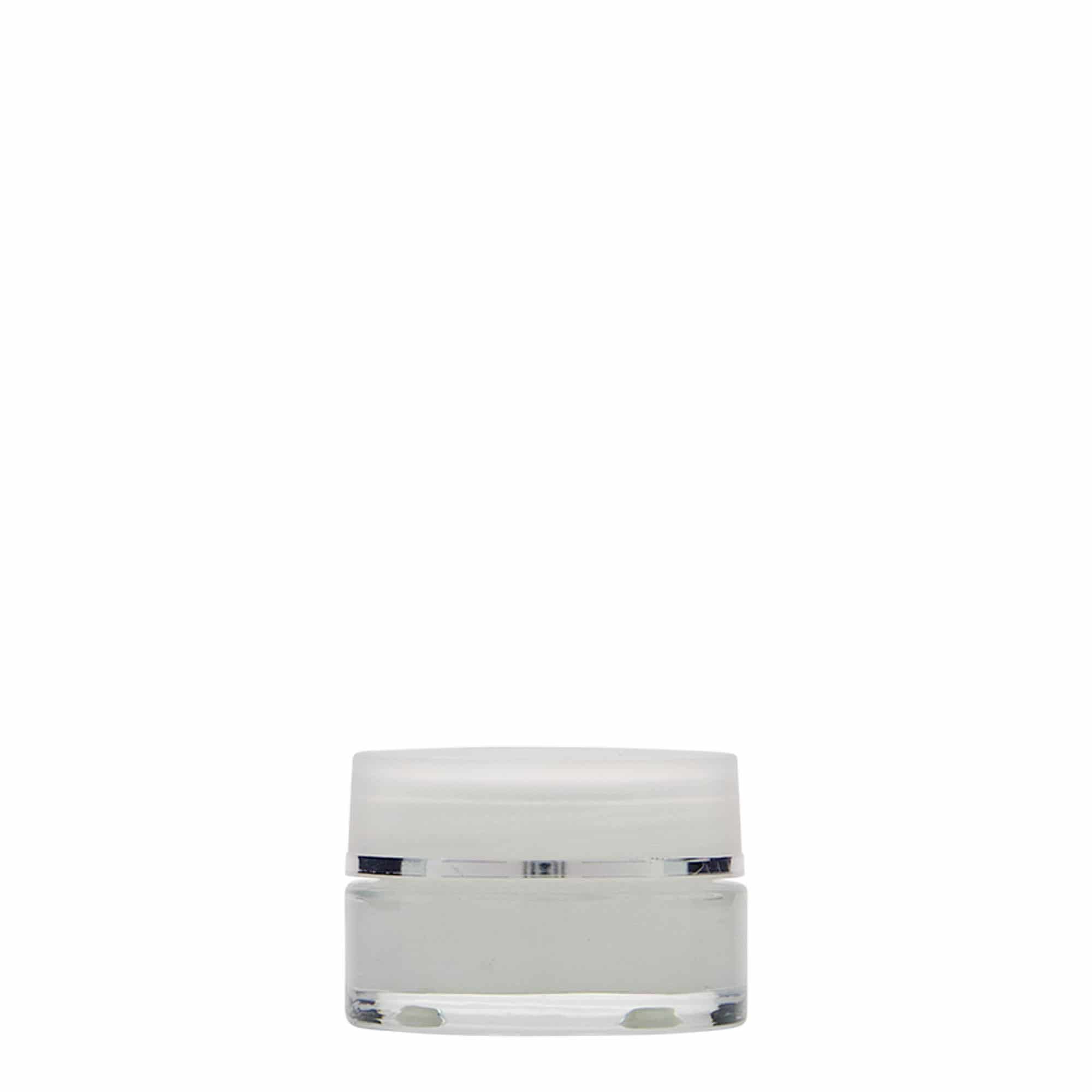 15 ml βαζάκι 'Clear Edition', γυαλί, στόμιο: βιδωτό καπάκι