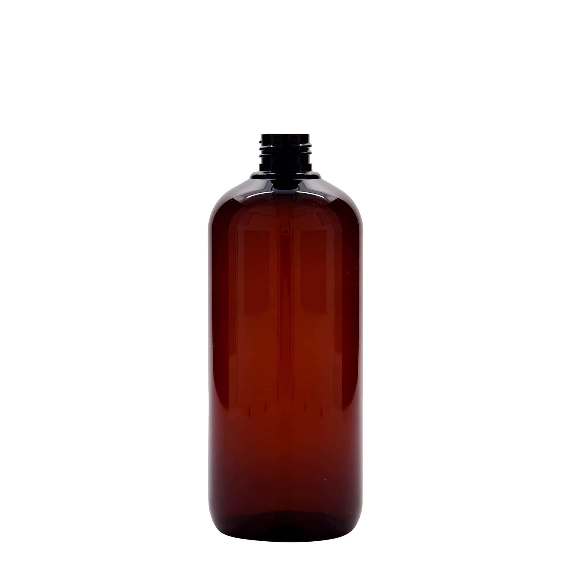 500 ml πλαστικό μπουκάλι ανακύκλωσης 'Victor's Best', PCR, καφέ, στόμιο: 24/410