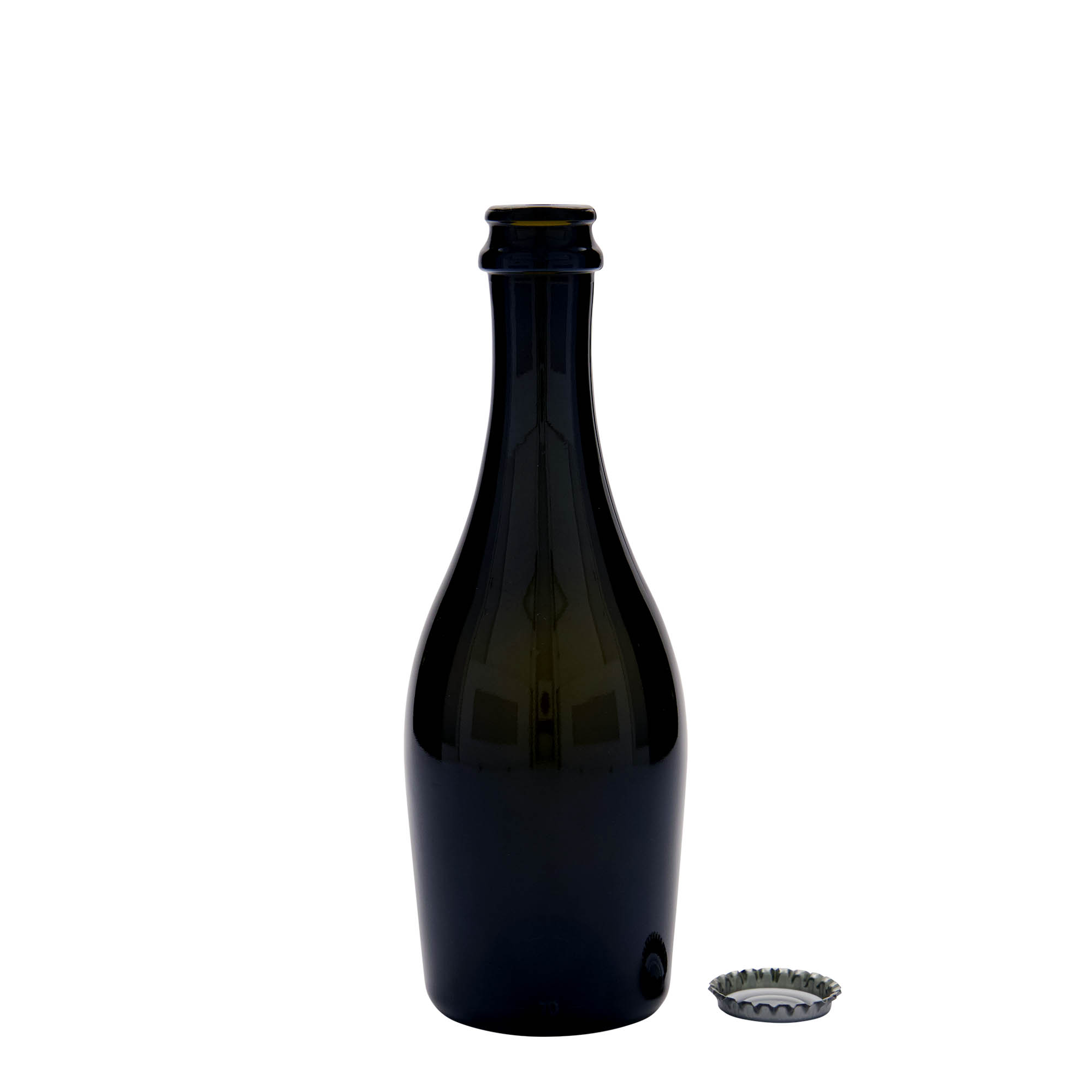 Μπουκάλι σαμπάνιας 'Carmen' 330 ml, γυάλινο, πράσινο αντικέ, στόμιο: μεταλλική τάπα