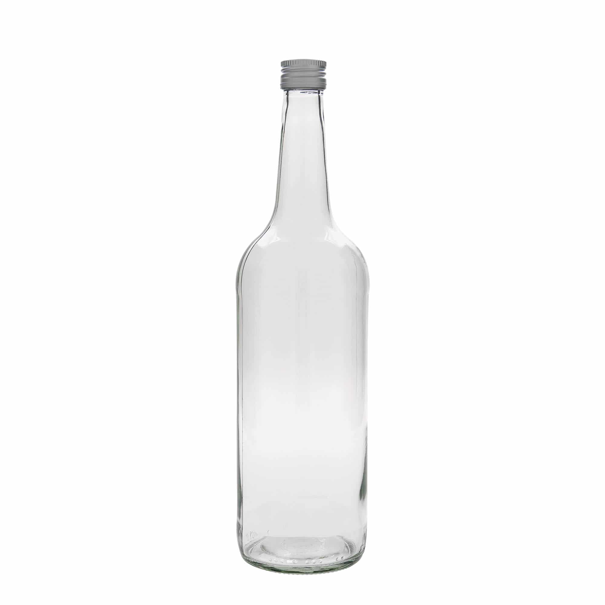 Γυάλινο μπουκάλι με ίσιο λαιμό 1.000 ml, στόμιο: φελλός