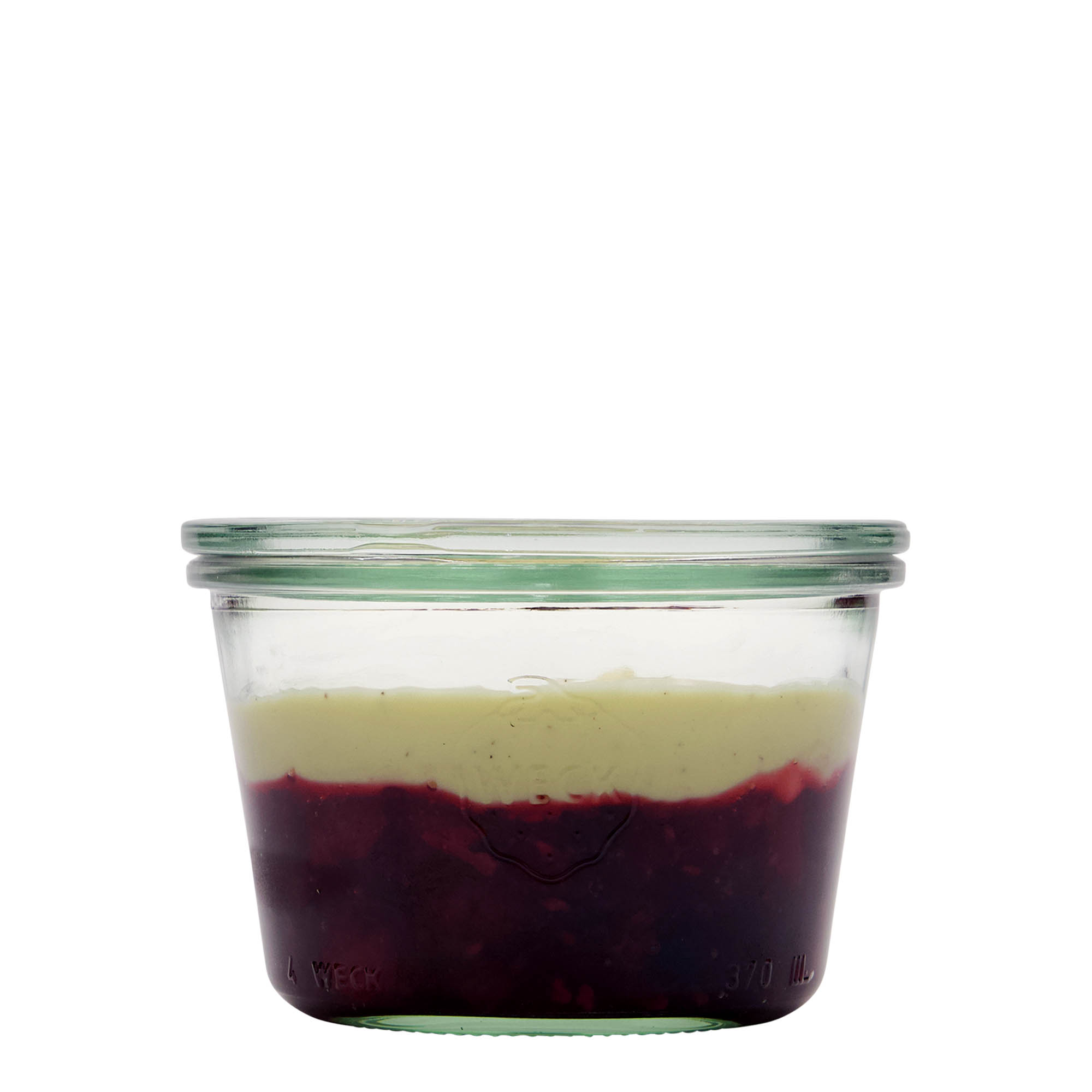 Κυλινδρικό βάζο WECK 370 ml, στόμιο: στρογγυλεμένο χείλος