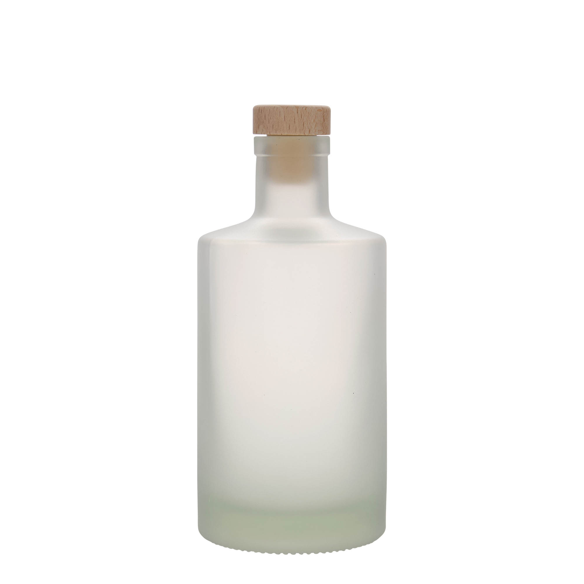 Γυάλινο μπουκάλι 'Caroline' 500 ml, εφέ του πάγου, στόμιο: φελλός