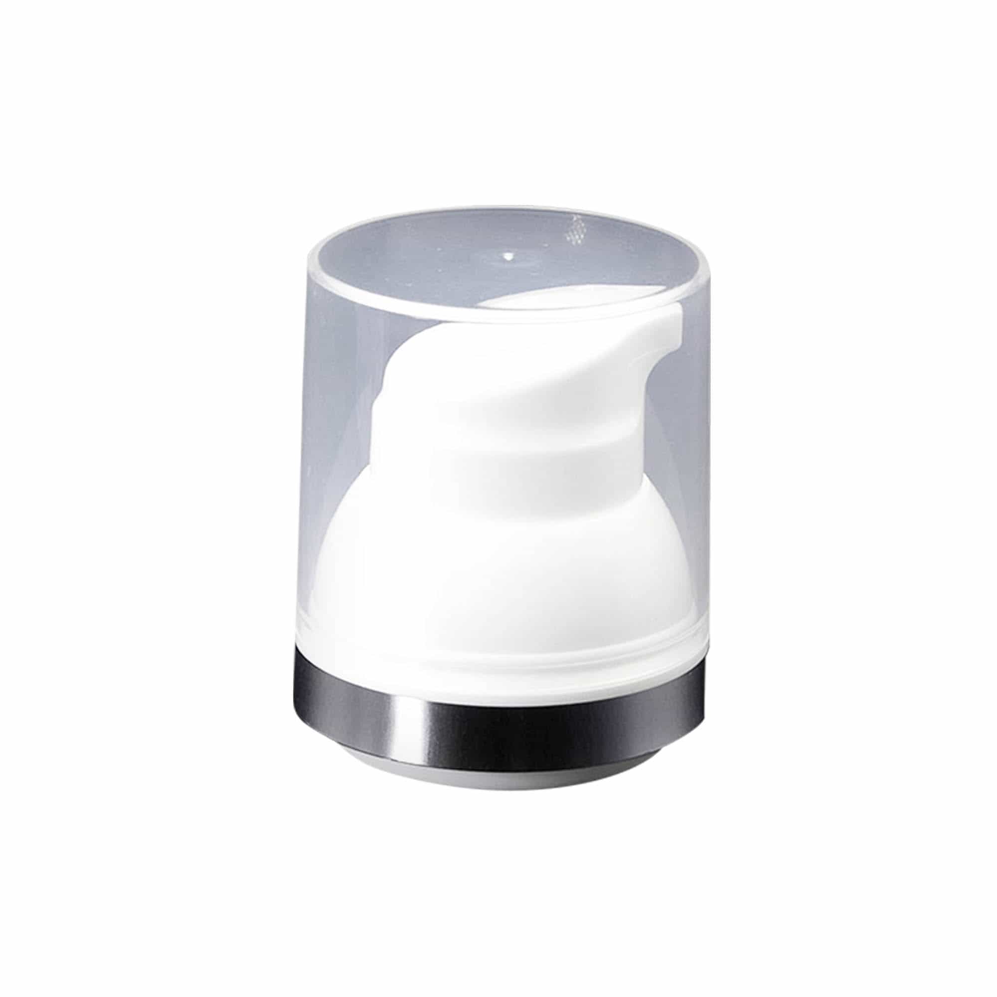 Κεφαλή αντλίας Airless Dispenser 'Mezzo', πλαστικό PP, λευκή