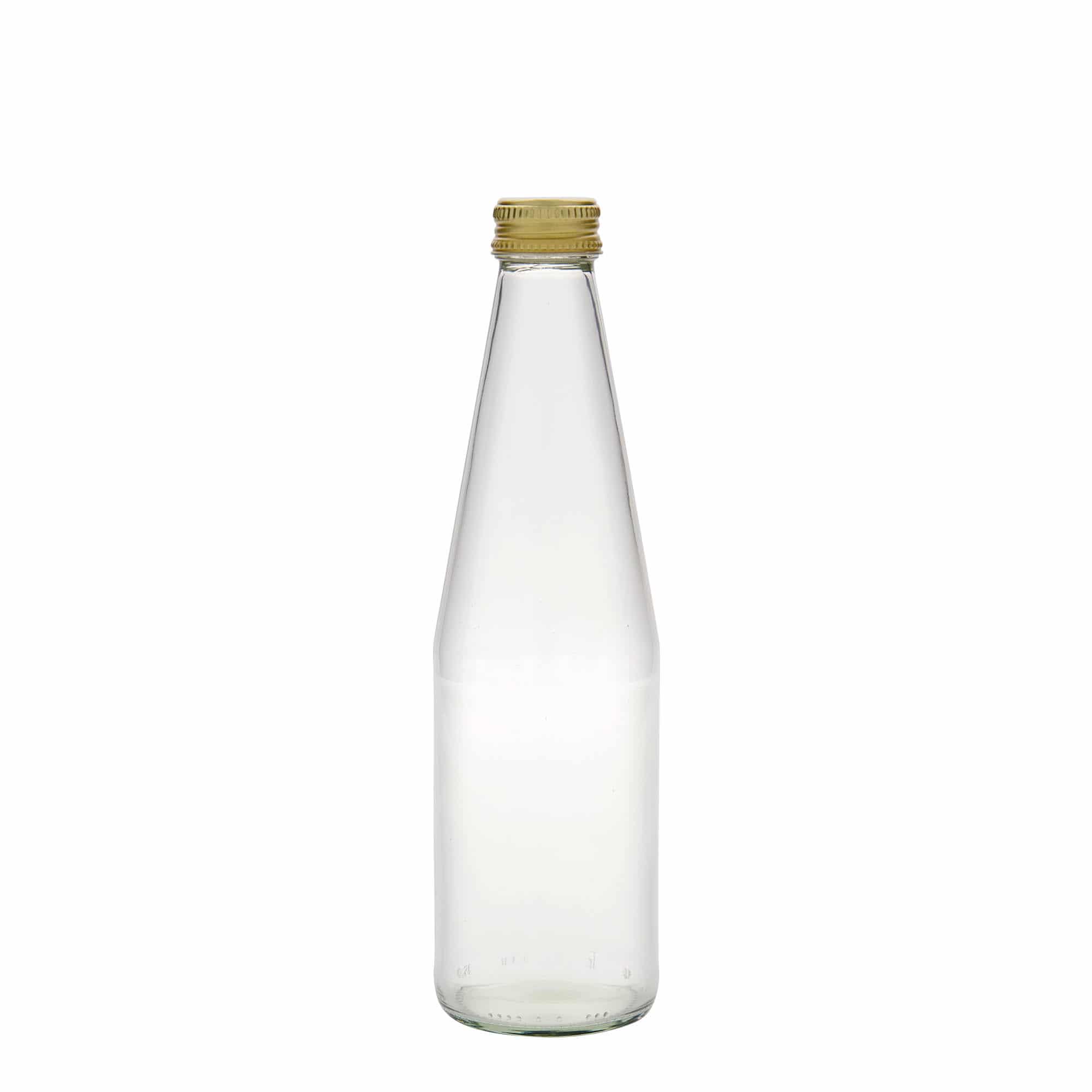 Κυλινδρικό μπουκάλι γενικής χρήσης 330 ml, γυάλινο, στόμιο: PP 28