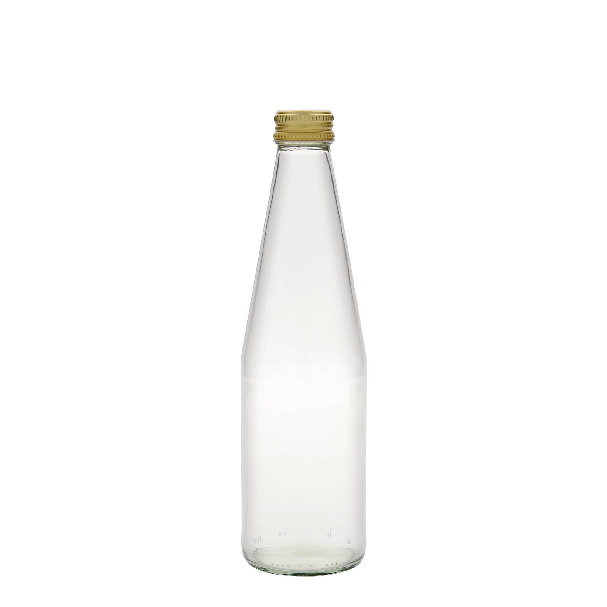 Κυλινδρικό μπουκάλι γενικής χρήσης 330 ml, γυάλινο, στόμιο: PP 28