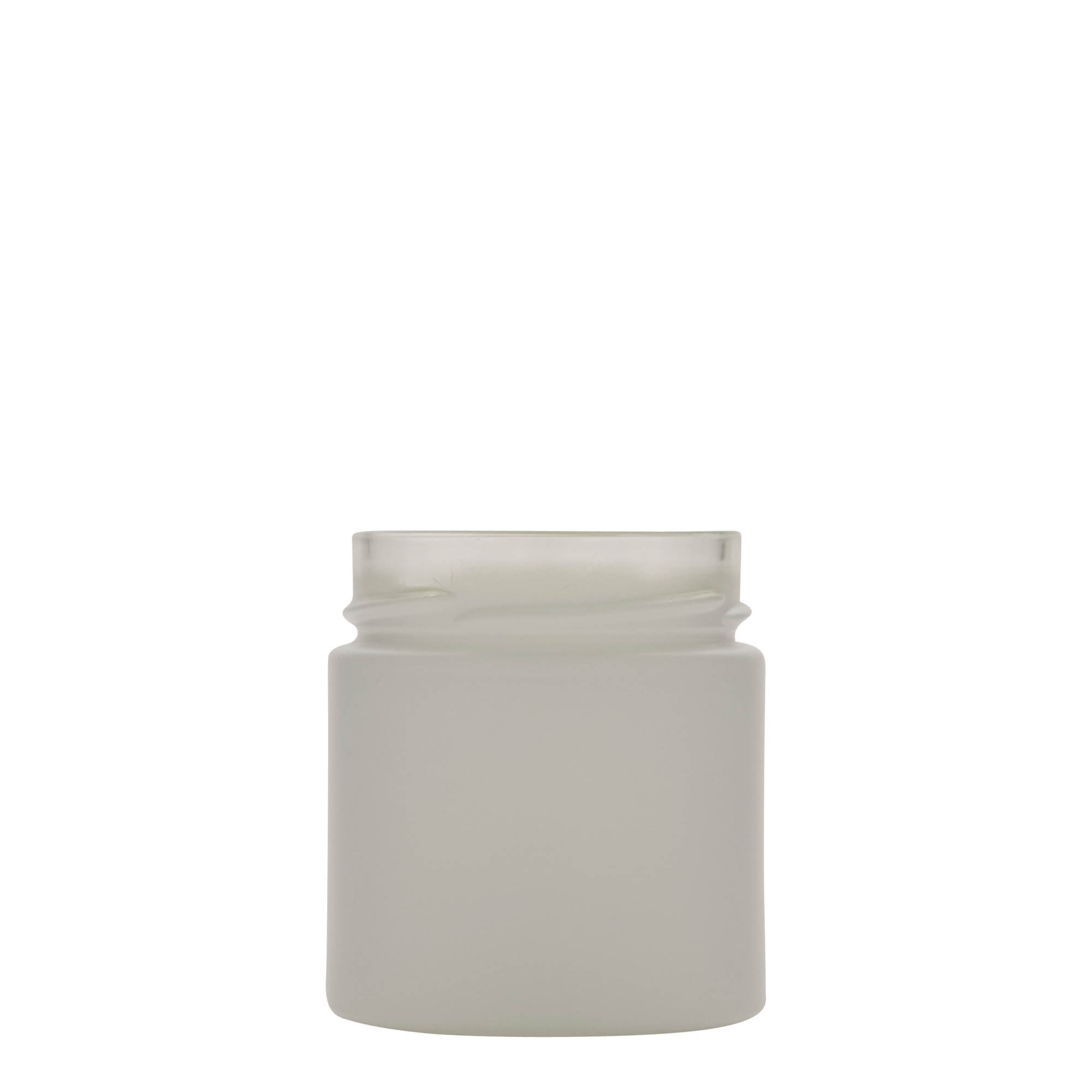 Στρογγυλό βάζο 'Aurora' 220 ml, λευκό, στόμιο: deep twist-off (DTO 66)