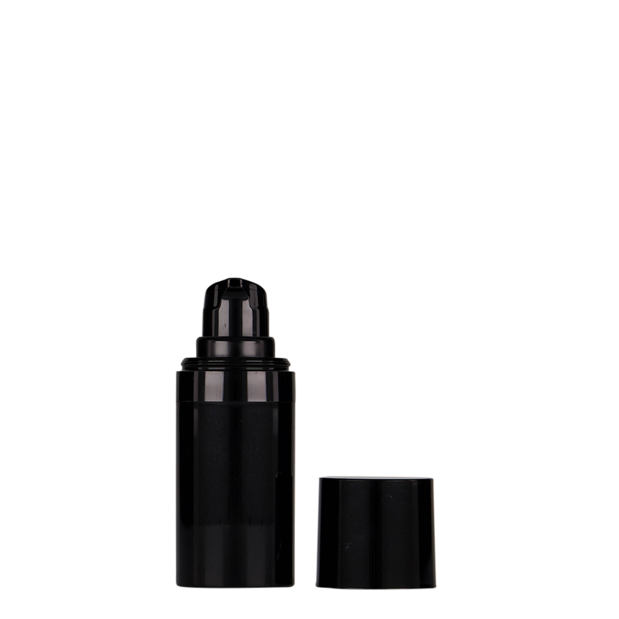 15 ml Airless Dispenser 'Micro', πλαστικό PP, μαύρο