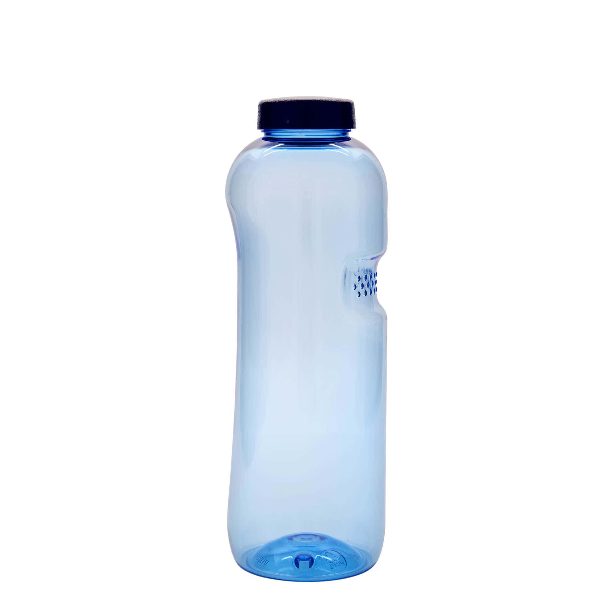 1.000 ml πλαστικό μπουκάλι νερού PET 'Kavodrink', πλαστικό, μπλε