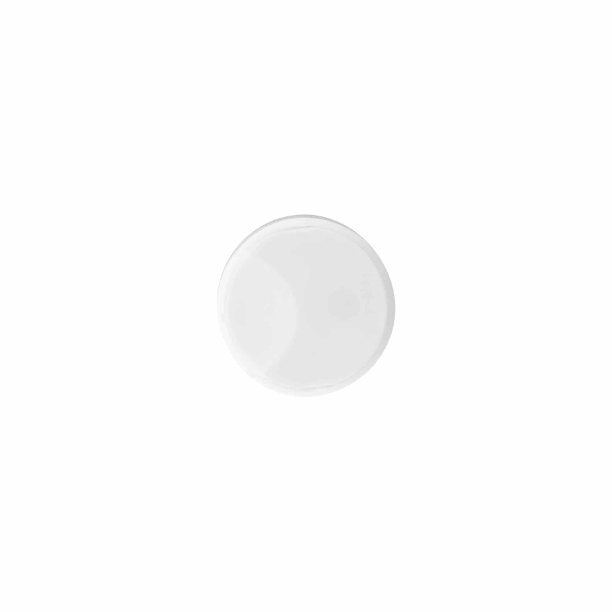 Κάλυμμα με βίδωμα Disc Top, πλαστικό PP, λευκό, για στόμιο: 24/410