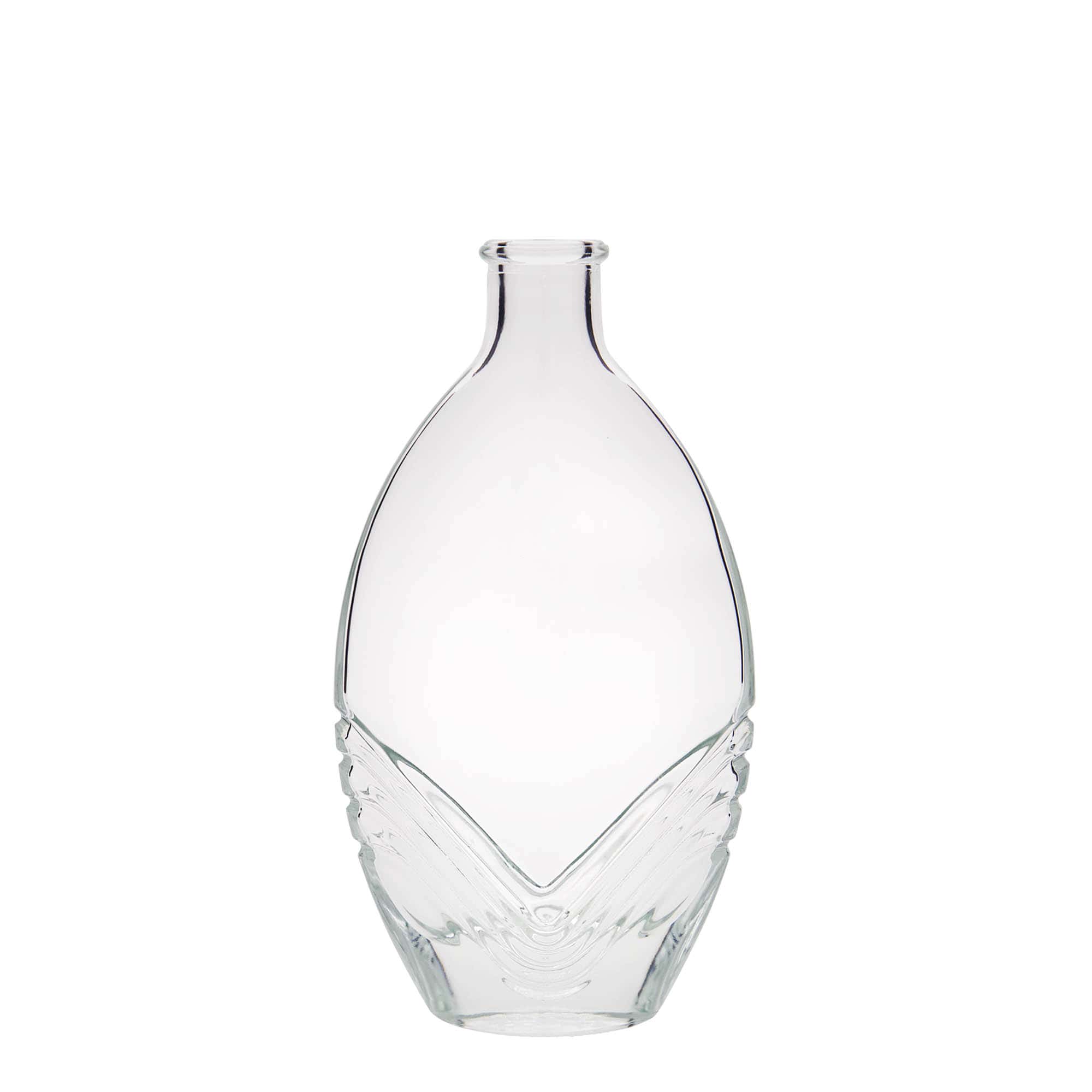 Γυάλινο μπουκάλι 'Florence' 200 ml, οβάλ, στόμιο: φελλός Γυάλινο μπουκάλι 'Florence' 200 ml, οβάλ, στόμιο: φελλός