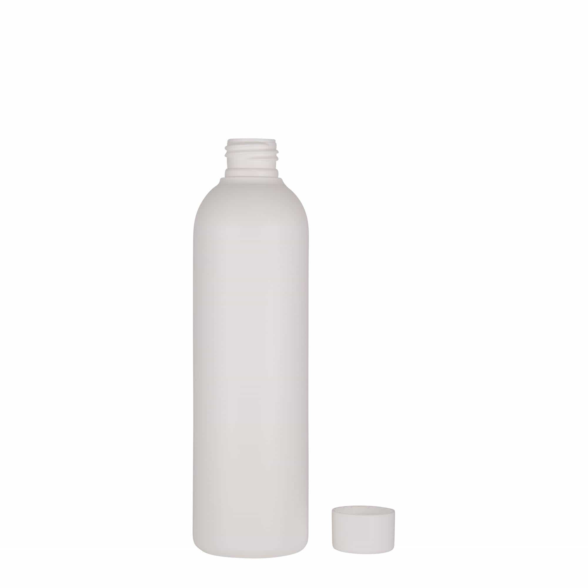 Πλαστικό μπουκάλι 'Tuffy' 250 ml, HDPE, λευκό, στόμιο: GPI 24/410