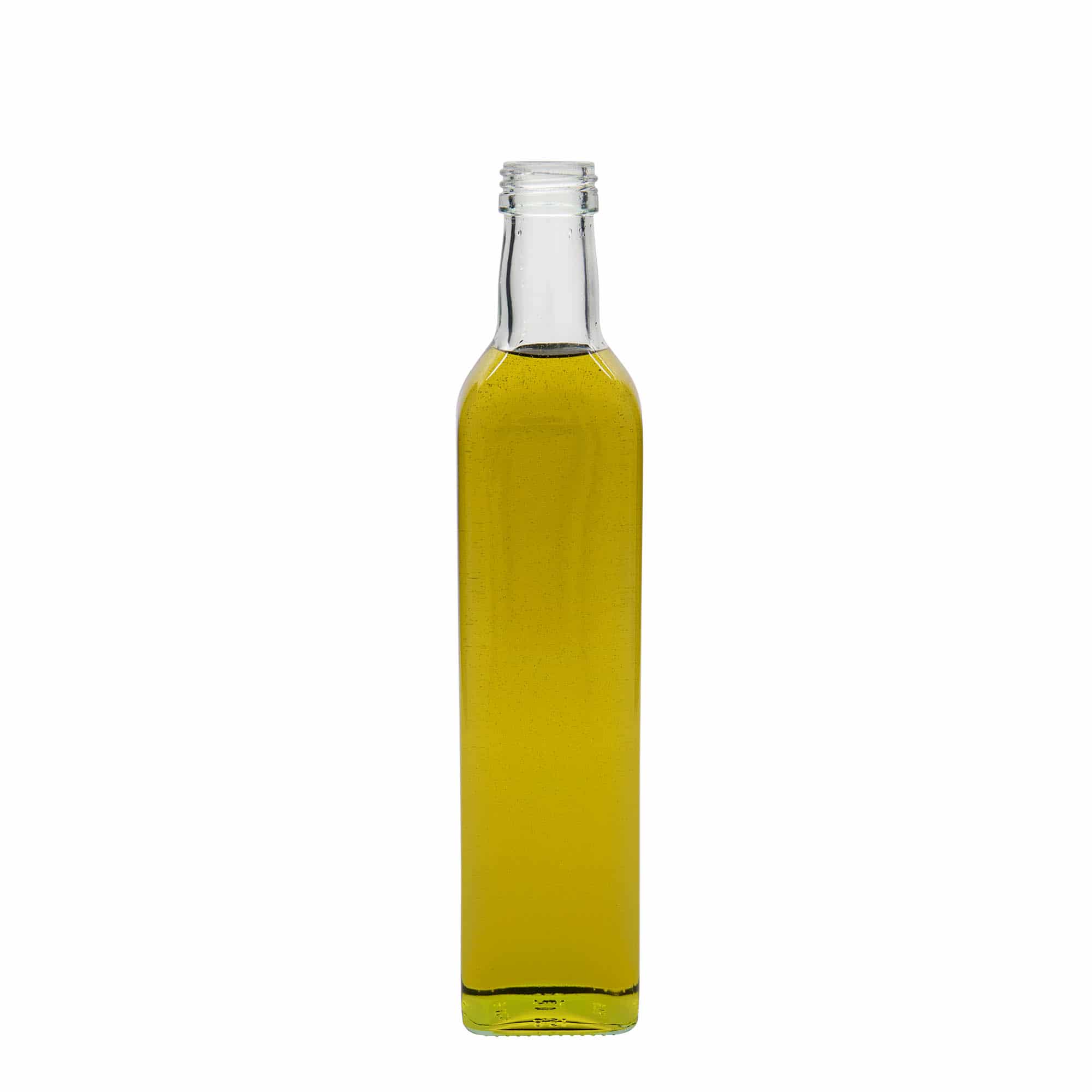 Γυάλινο μπουκάλι 'Marasca' 500 ml, τετράγωνο, στόμιο: PP 31,5