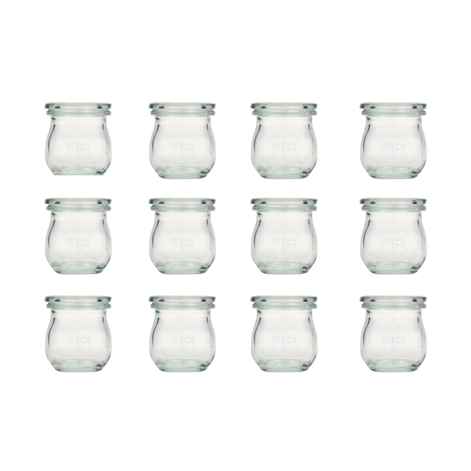 12x Βάζο-τουλίπα WECK 75 ml με γυάλινο καπάκι RR 40