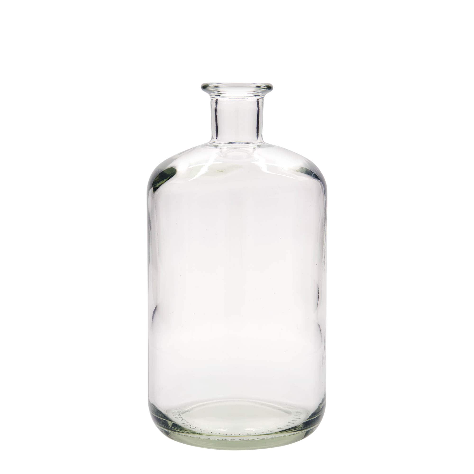 Γυάλινο μπουκάλι φαρμακείου 1.500 ml, στόμιο: φελλός Γυάλινο μπουκάλι φαρμακείου 1.500 ml, στόμιο: φελλός