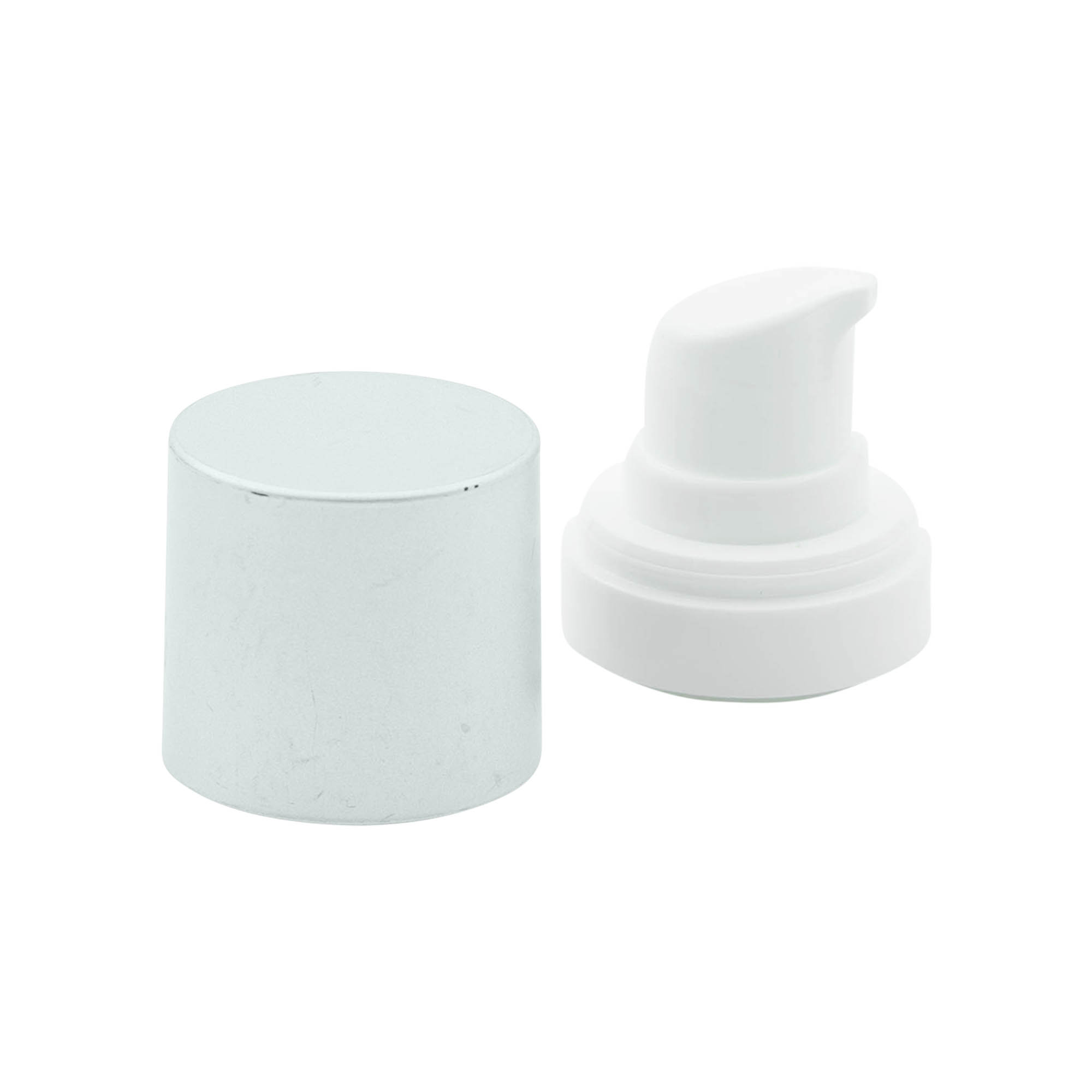 Κεφαλή αντλίας Airless Dispenser 'Micro', πλαστικό PP, ασημί Κεφαλή αντλίας Airless Dispenser 'Micro', πλαστικό PP, ασημί