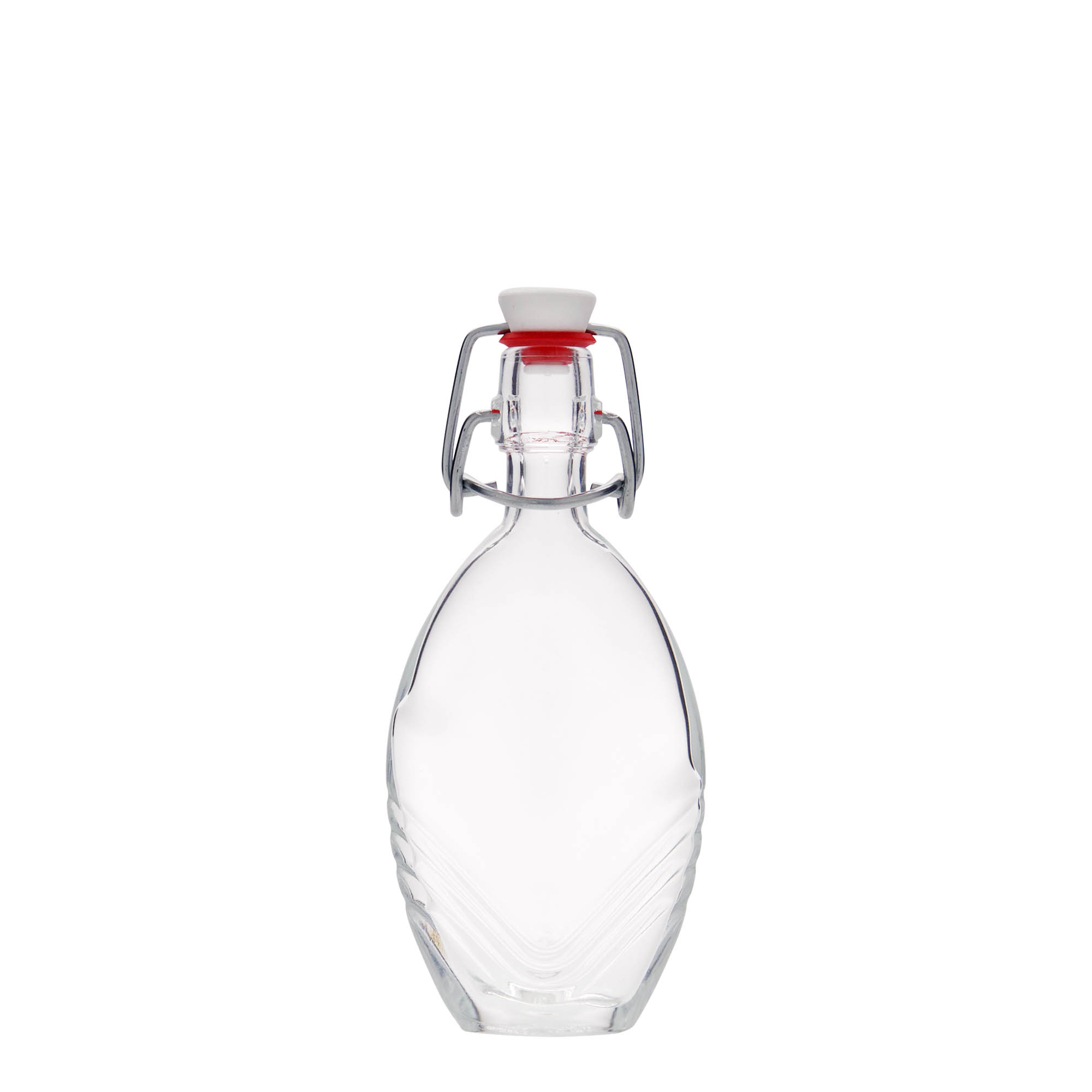 Γυάλινο μπουκάλι 'Florence' 40 ml, οβάλ, στόμιο: μηχανικό πώμα Γυάλινο μπουκάλι 'Florence' 40 ml, οβάλ, στόμιο: μηχανικό πώμα