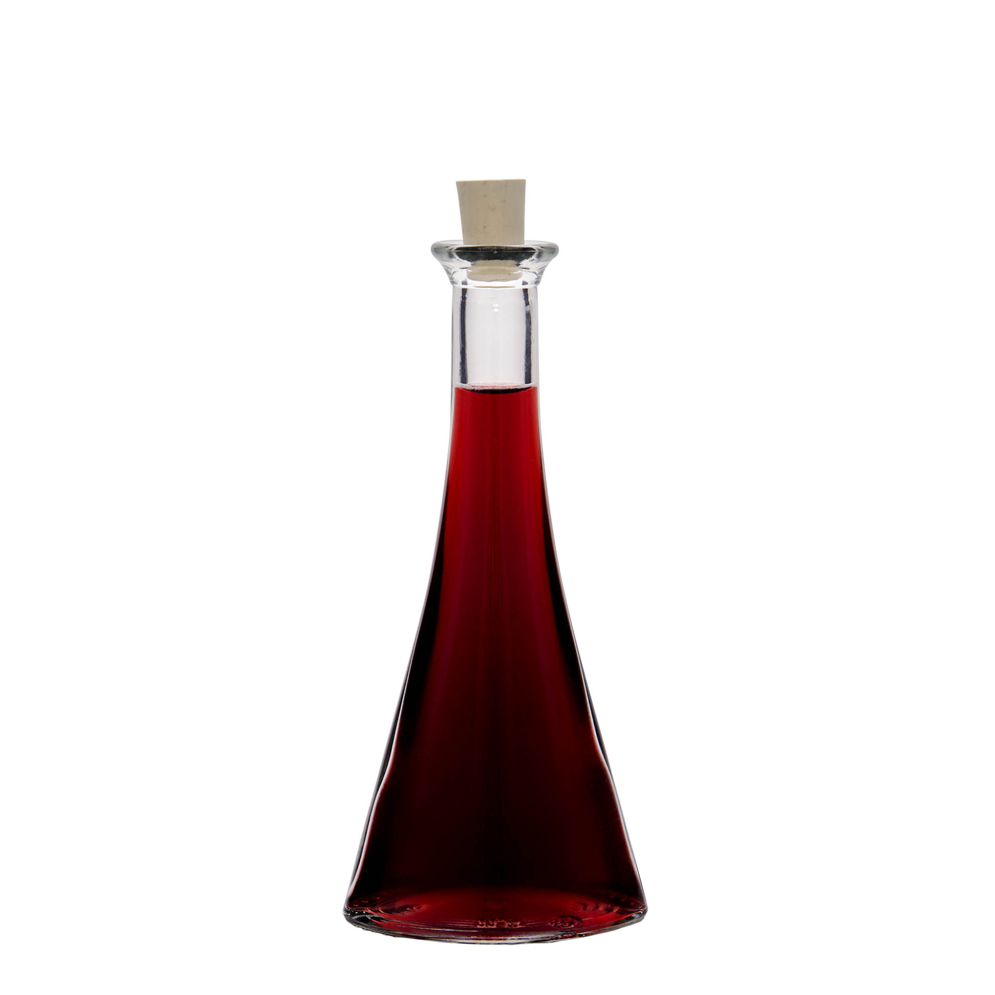 Γυάλινο μπουκάλι 'Veronica' 100 ml, ημισφαιρικό, στόμιο: φελλός