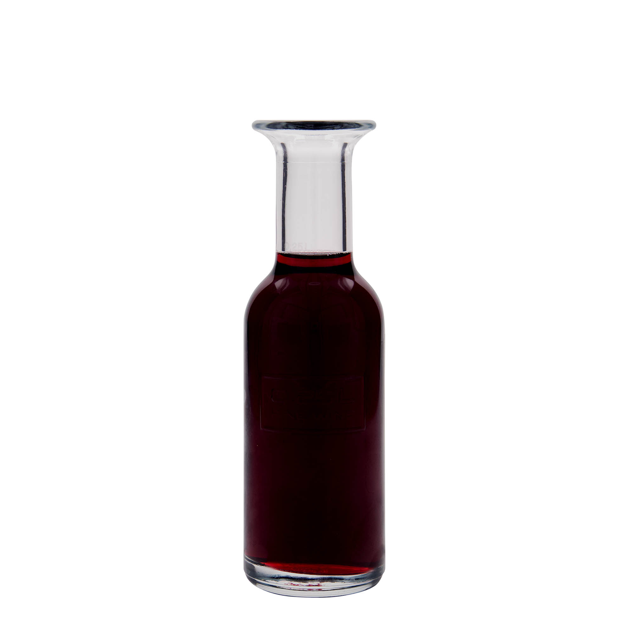 Γυάλινο μπουκάλι 'Optima Fine Wine' 250 ml, στόμιο: φελλός