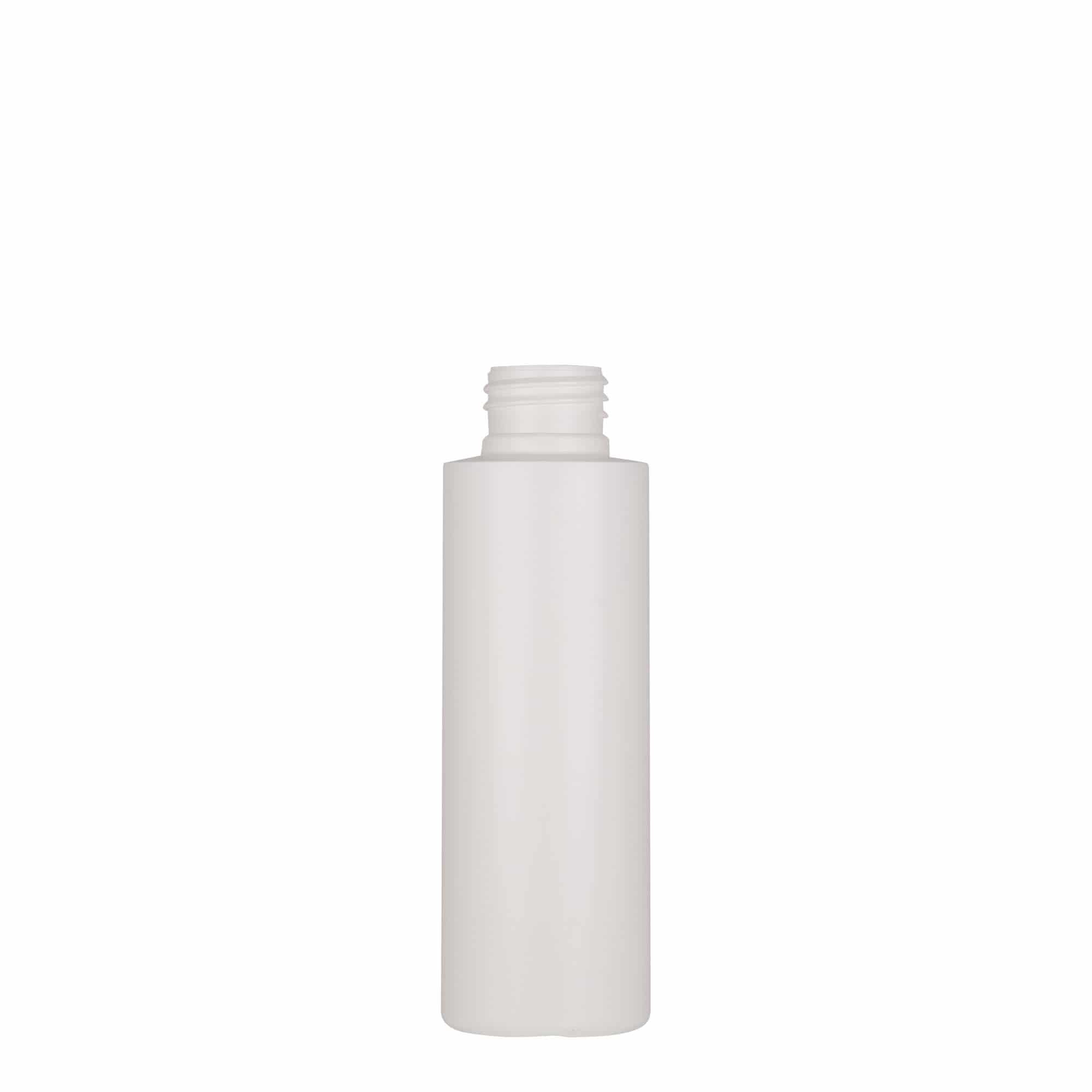 100 ml πλαστικό μπουκάλι 'Pipe', πράσινο HDPE, λευκό, στόμιο: 24/410