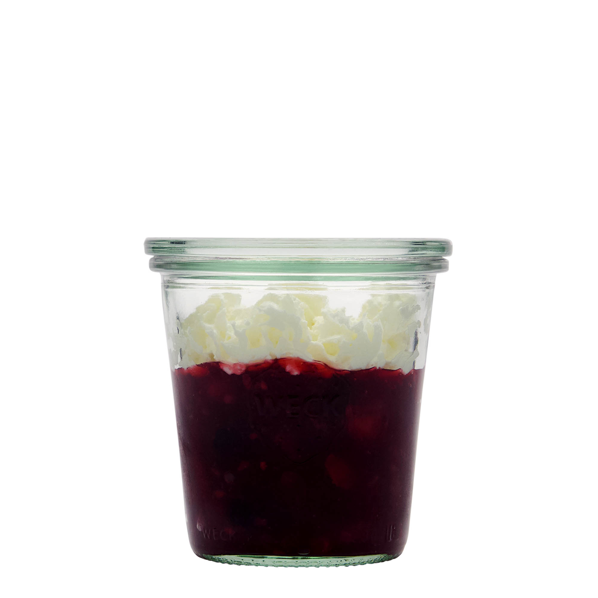 Κυλινδρικό βάζο WECK 290 ml, στόμιο: στρογγυλεμένο χείλος Κυλινδρικό βάζο WECK 290 ml, στόμιο: στρογγυλεμένο χείλος